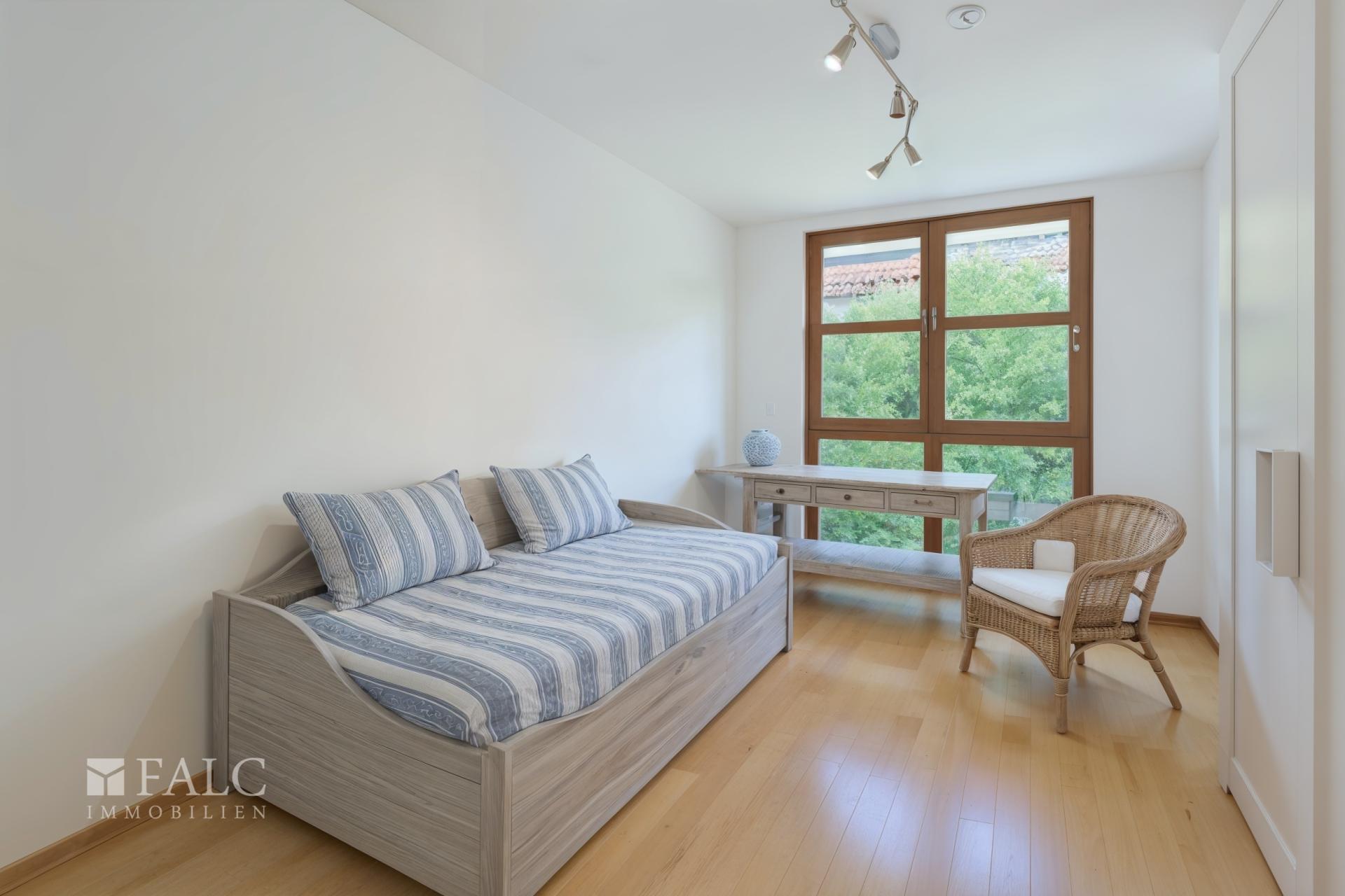 EG Zimmer links schräg - Wohnzimmer, Maritim - (KI generiert)