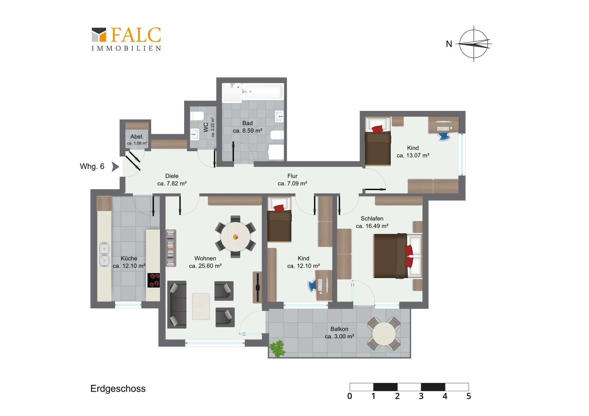 Grundriss Wohnung