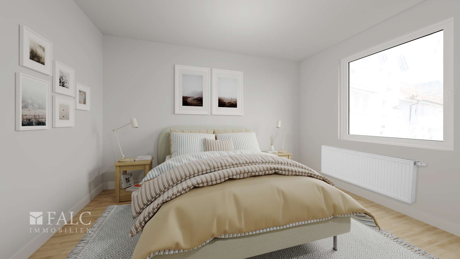 visualisiertes Schlafzimmer