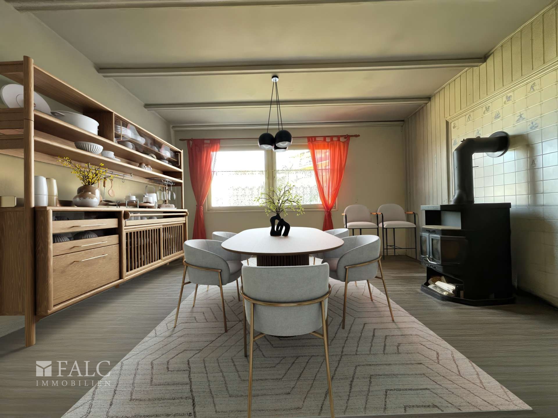 Esszimmer gestaged