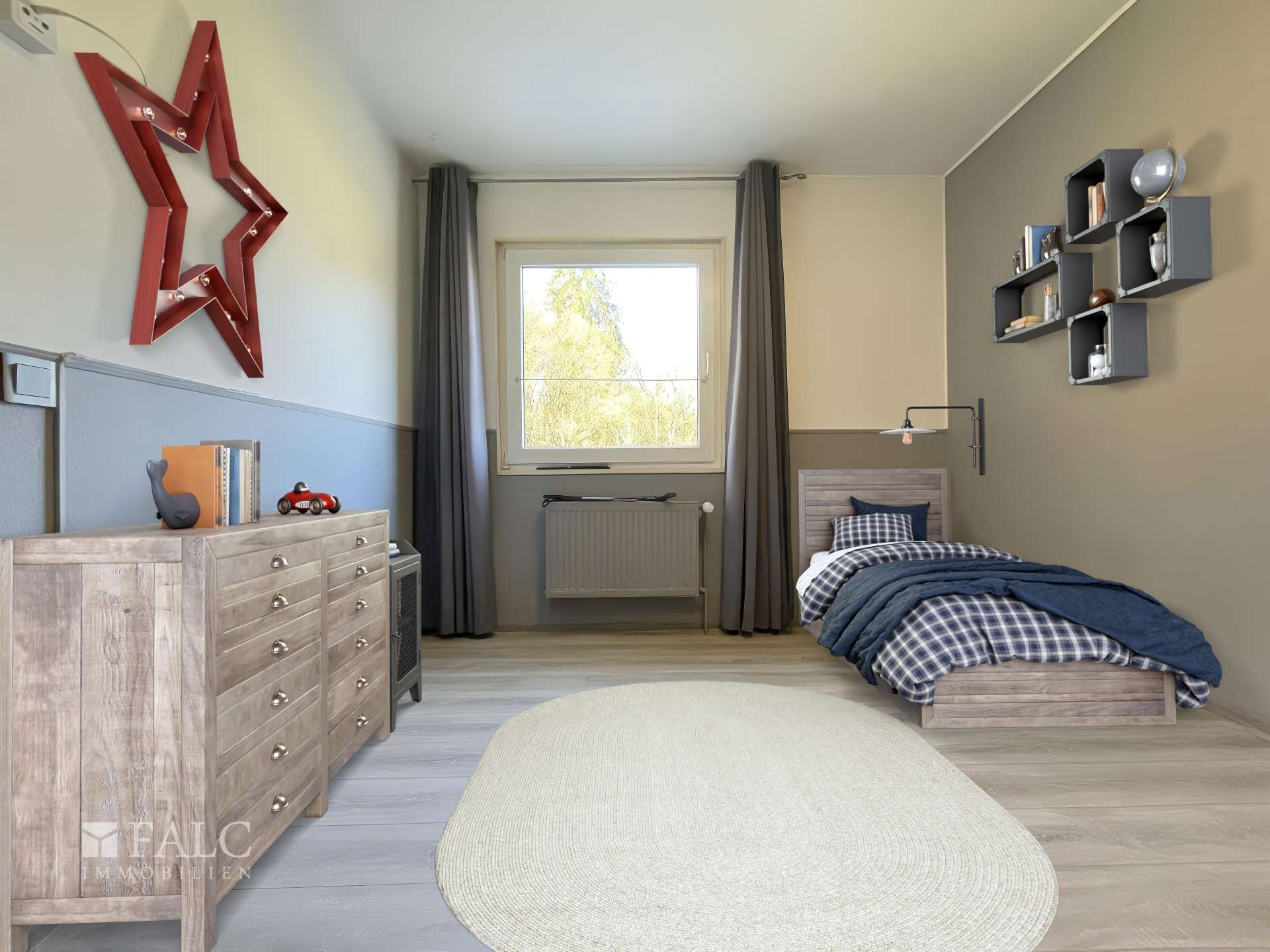 Kinderzimmer gestaged 