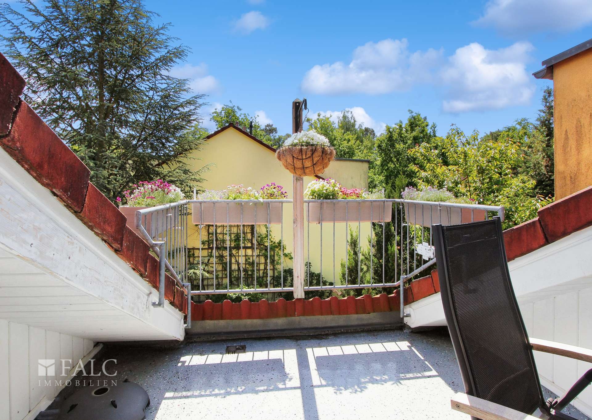Dachterrasse mit Südausrichtung