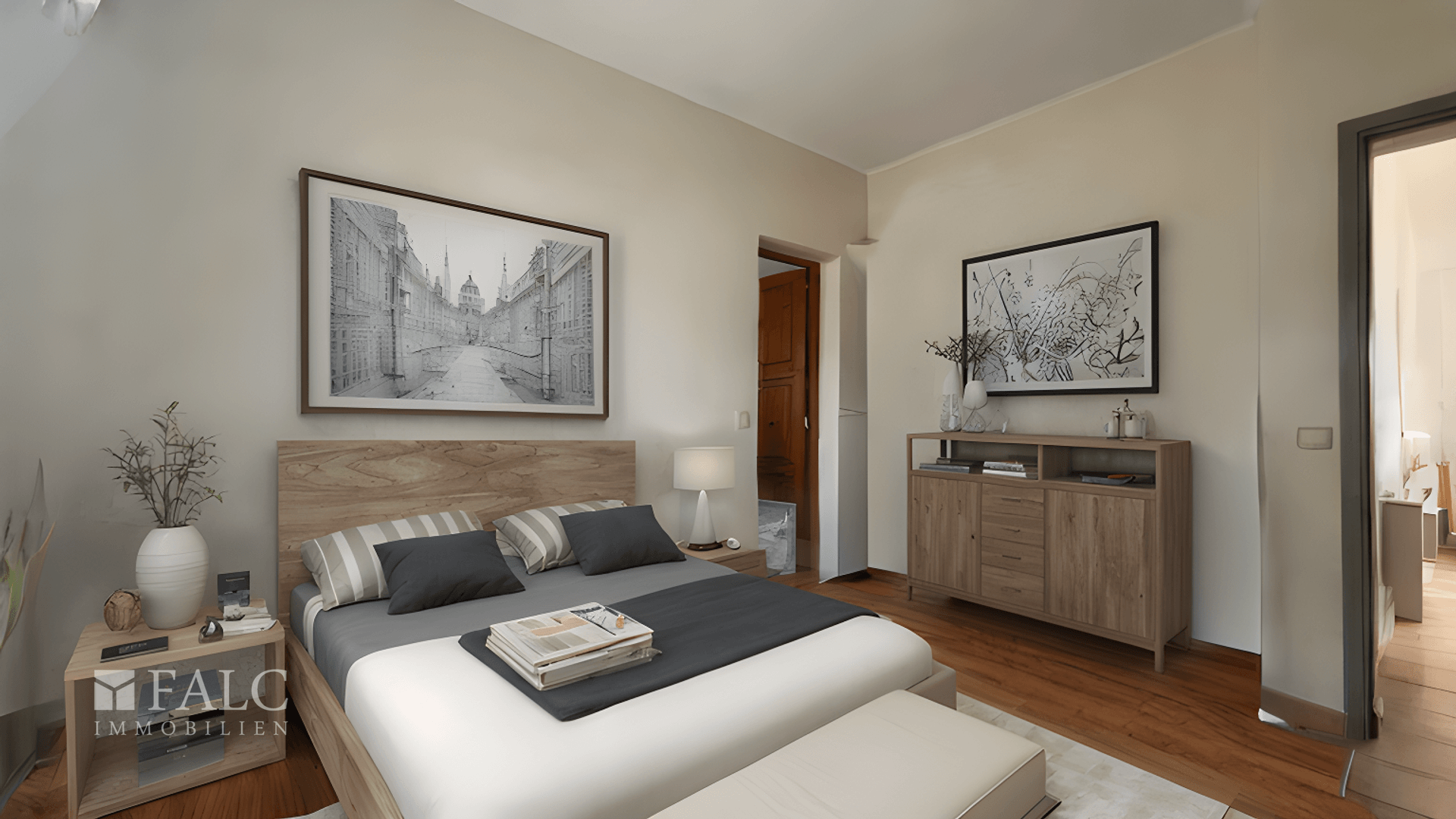 Schlafzimmer Staging