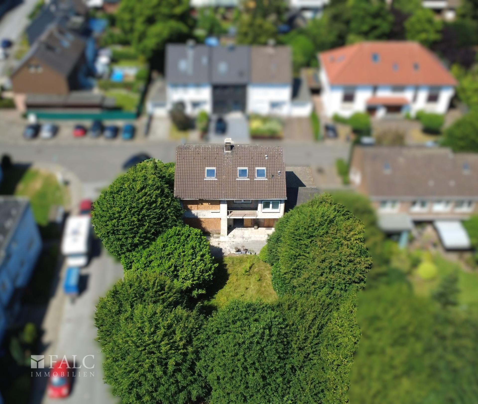 Rückansicht von oben