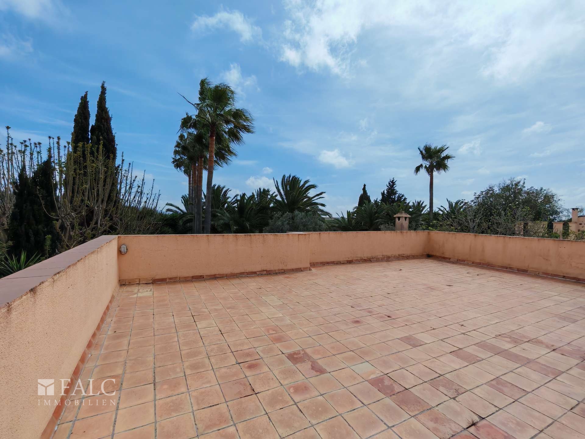 Terrasse eines Apartments