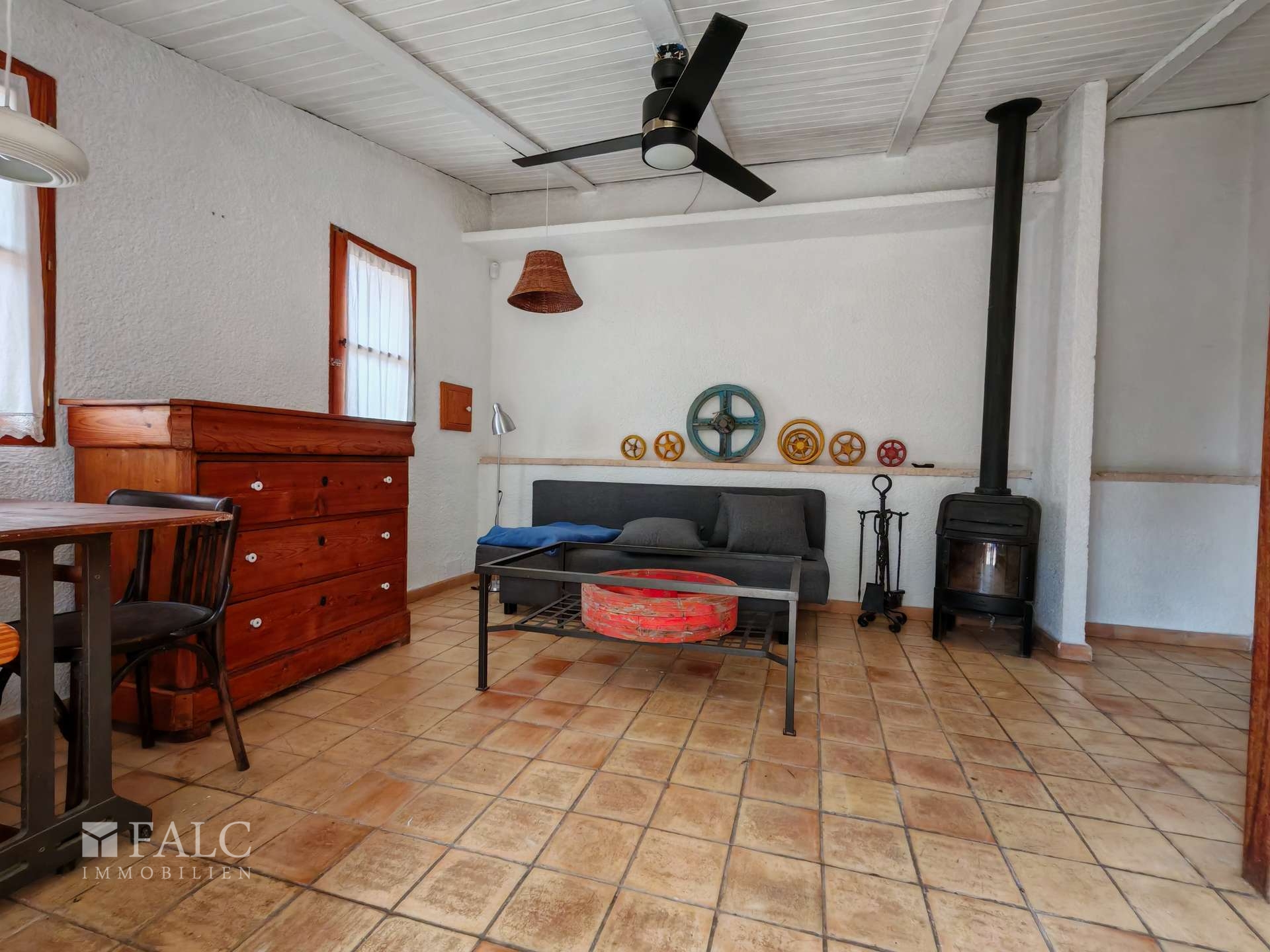 Wohnzimmer eines Apartments