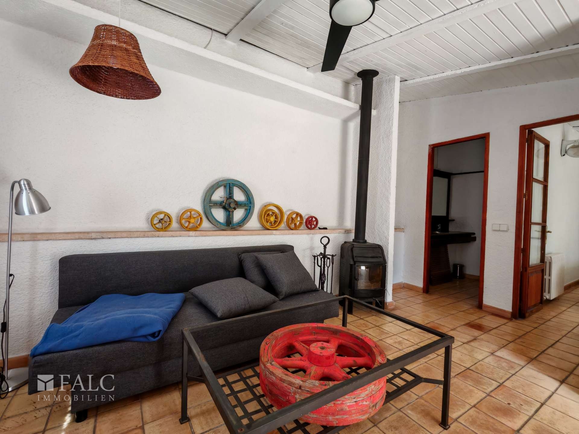 Wohnzimmer eines Apartments