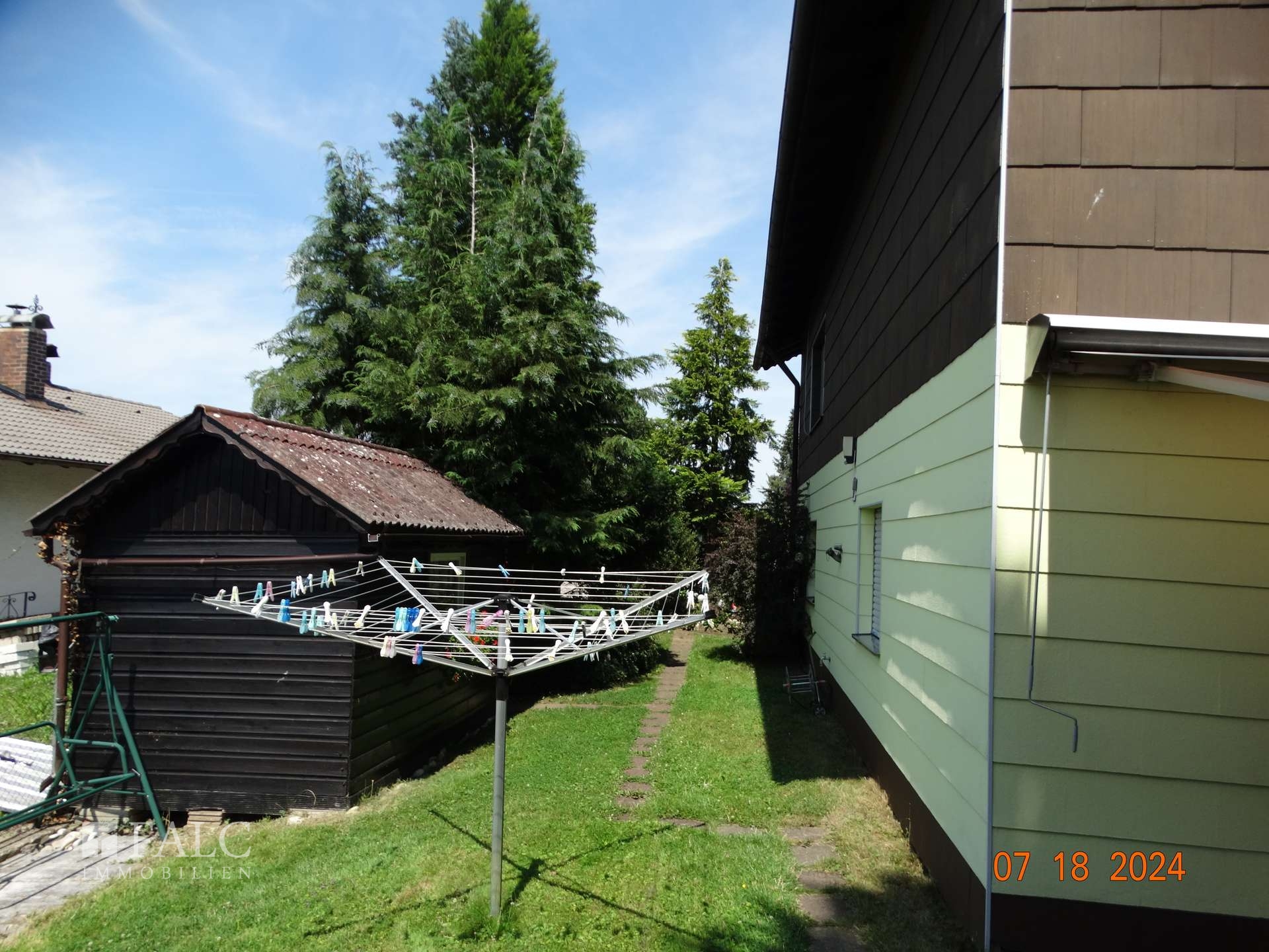 Garten Westseite