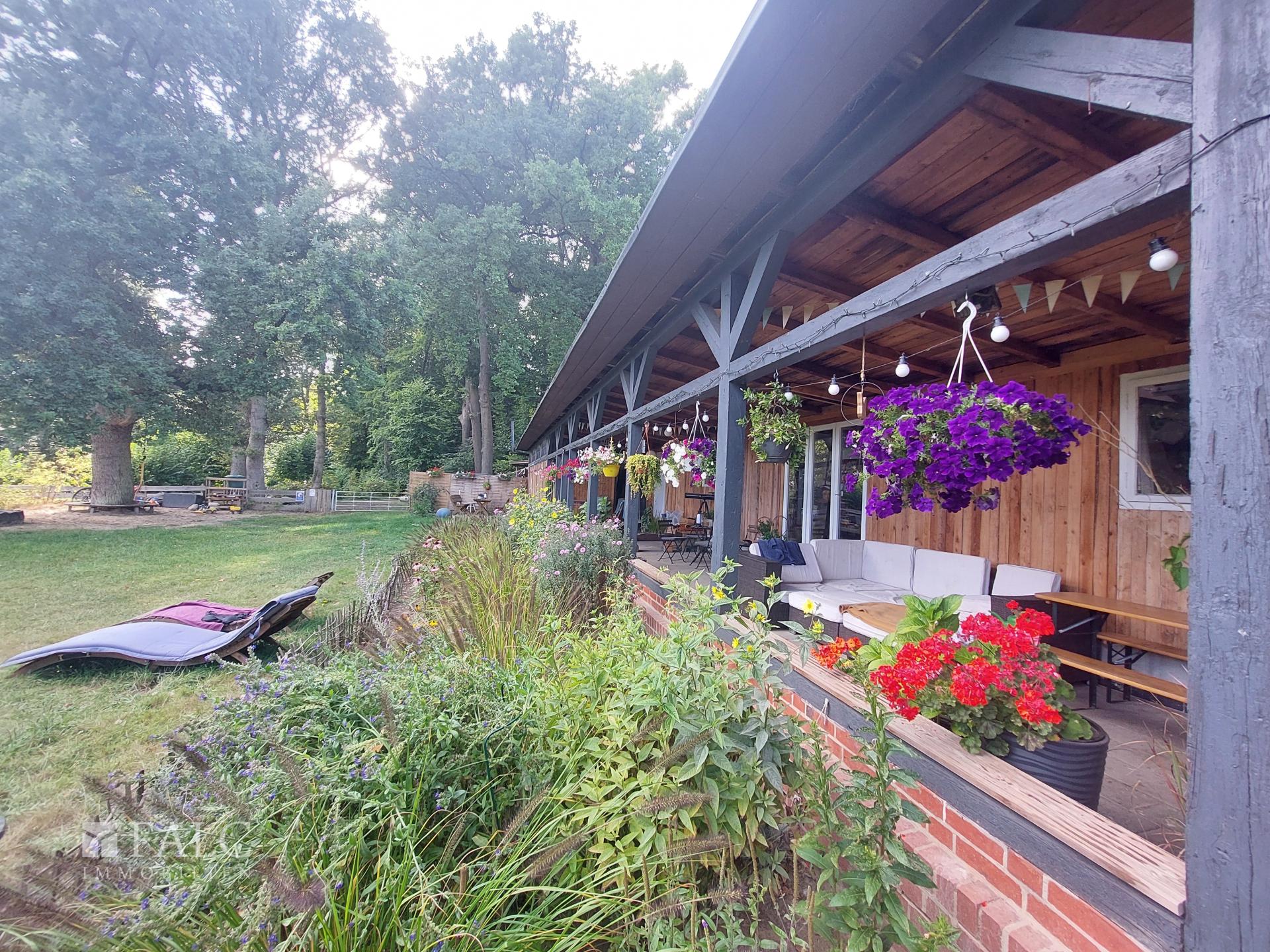 Terrasse vor dem Atelier