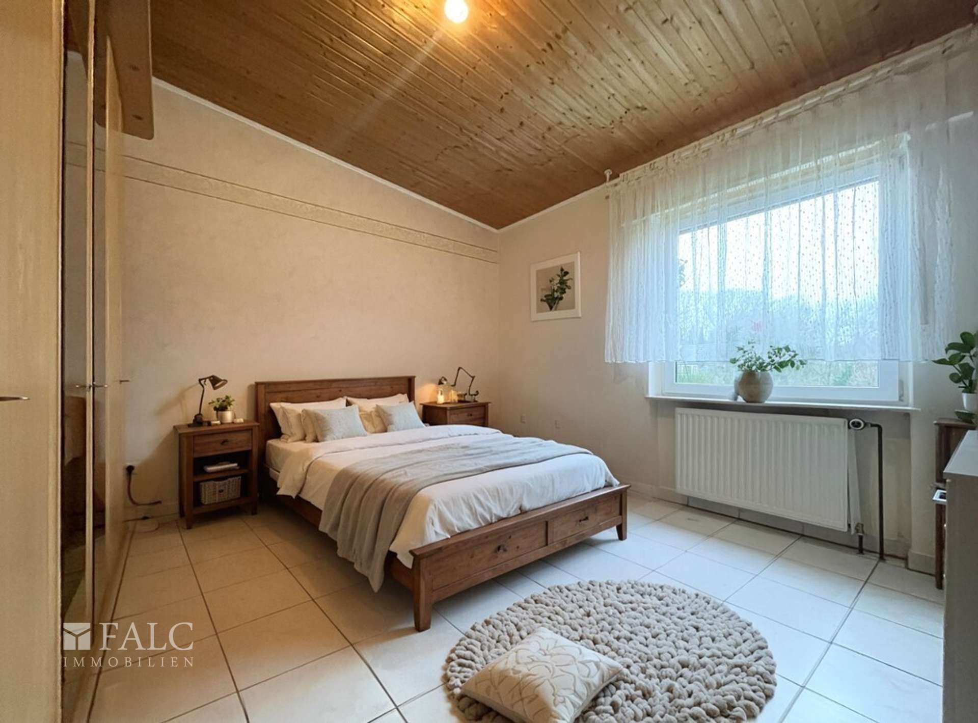 Schlafzimmer gestaged 