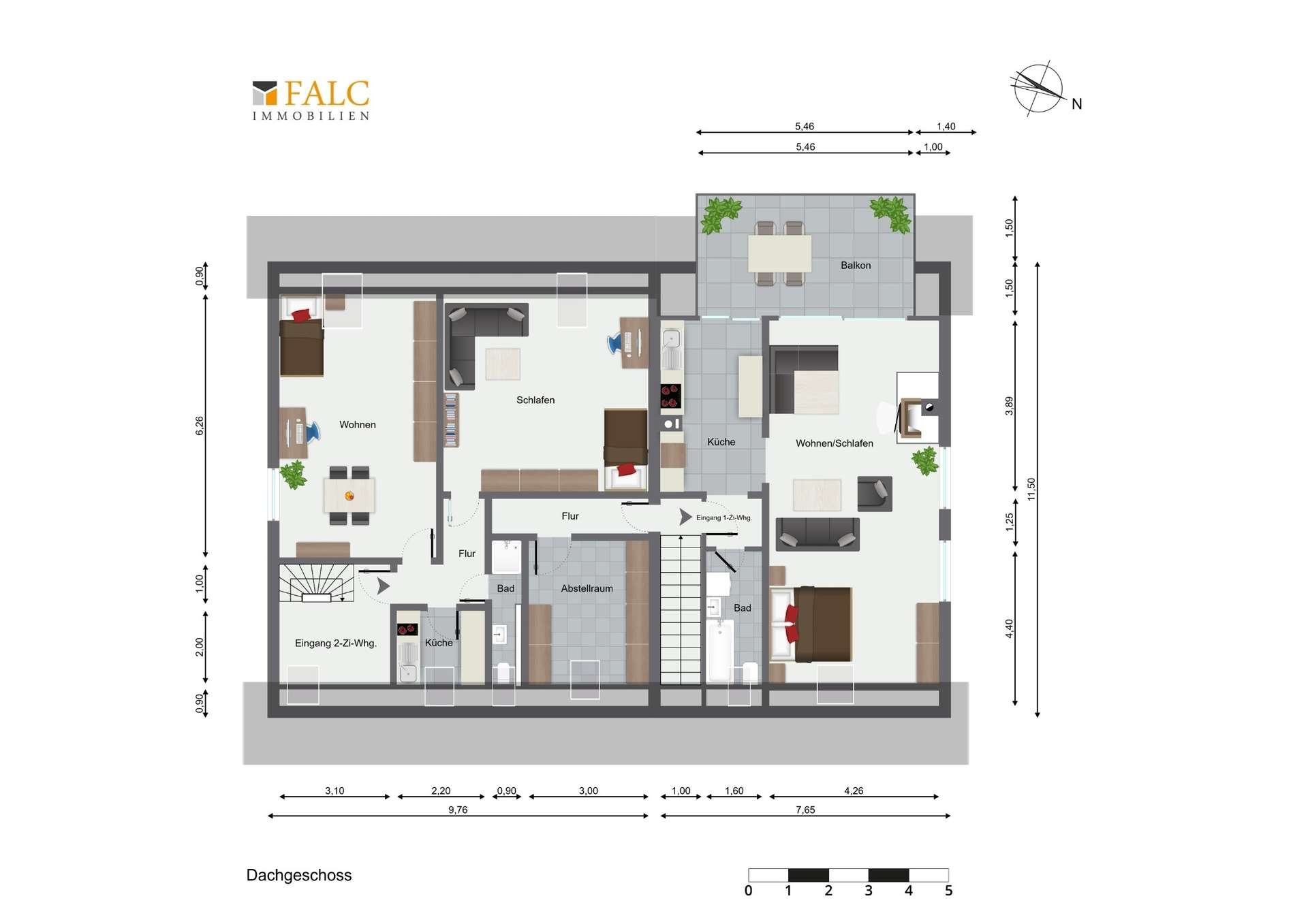 Grundriss Dachgeschoss