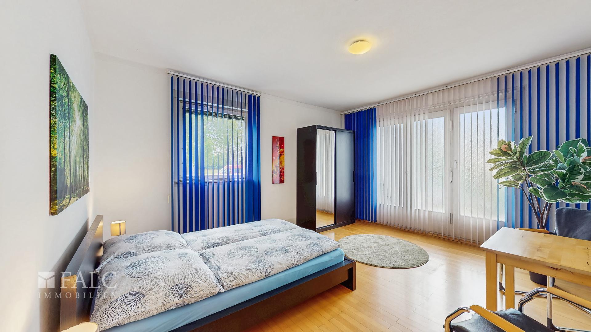 Schlafzimmer EG 1-Zi-Whg.