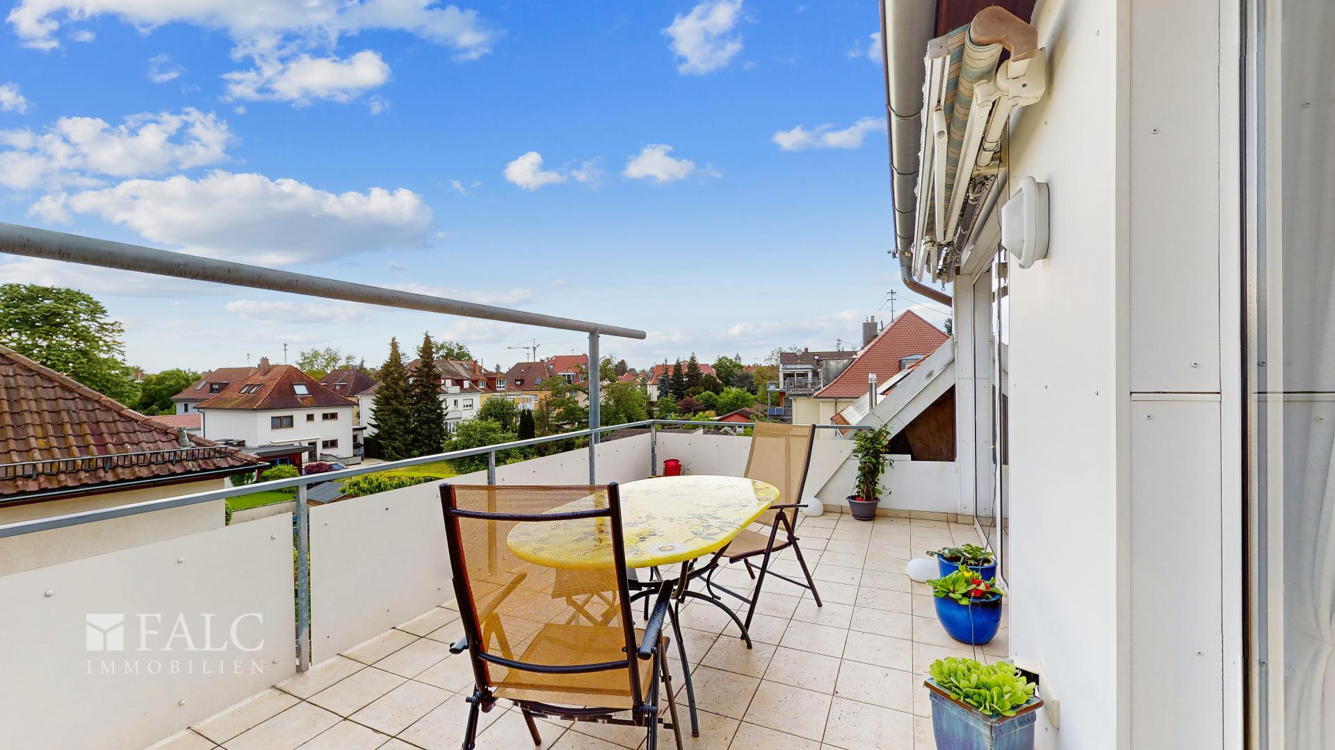 Balkon DG 1-Zi-Whg.