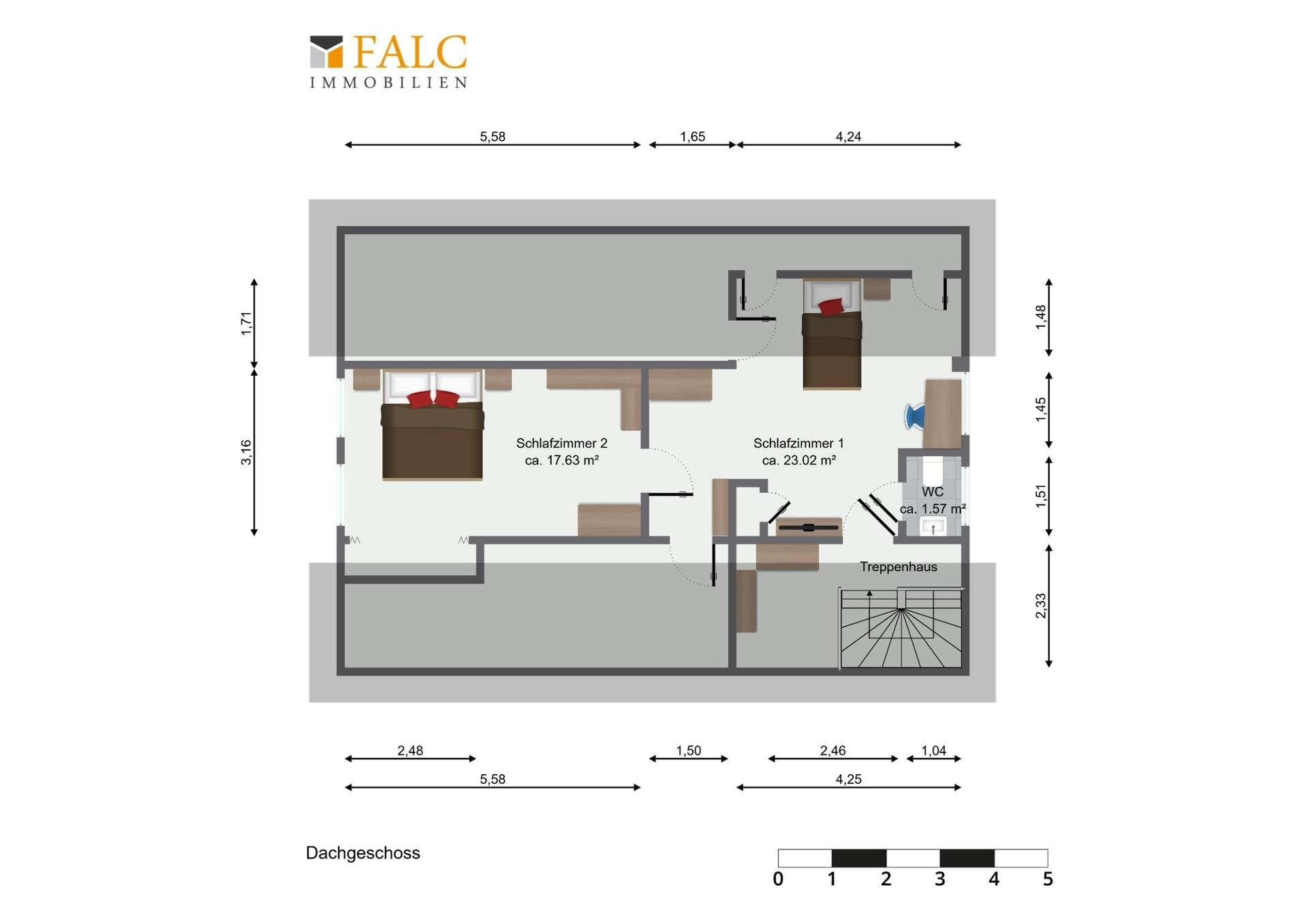 Grundriss Dachgeschoss