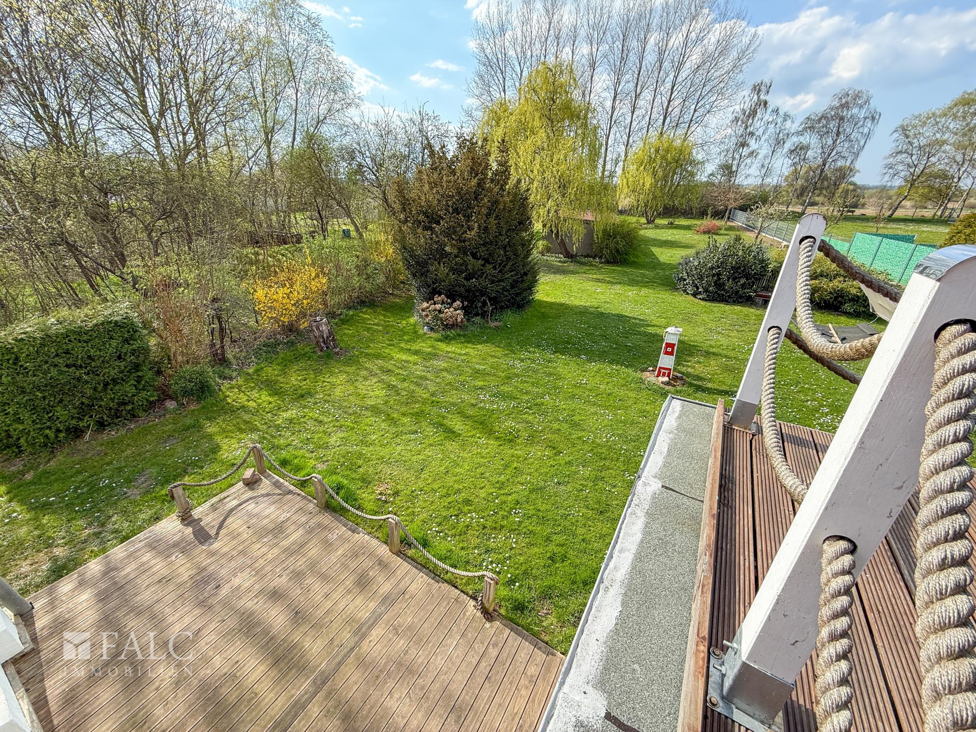 Blick von der Dachterrasse