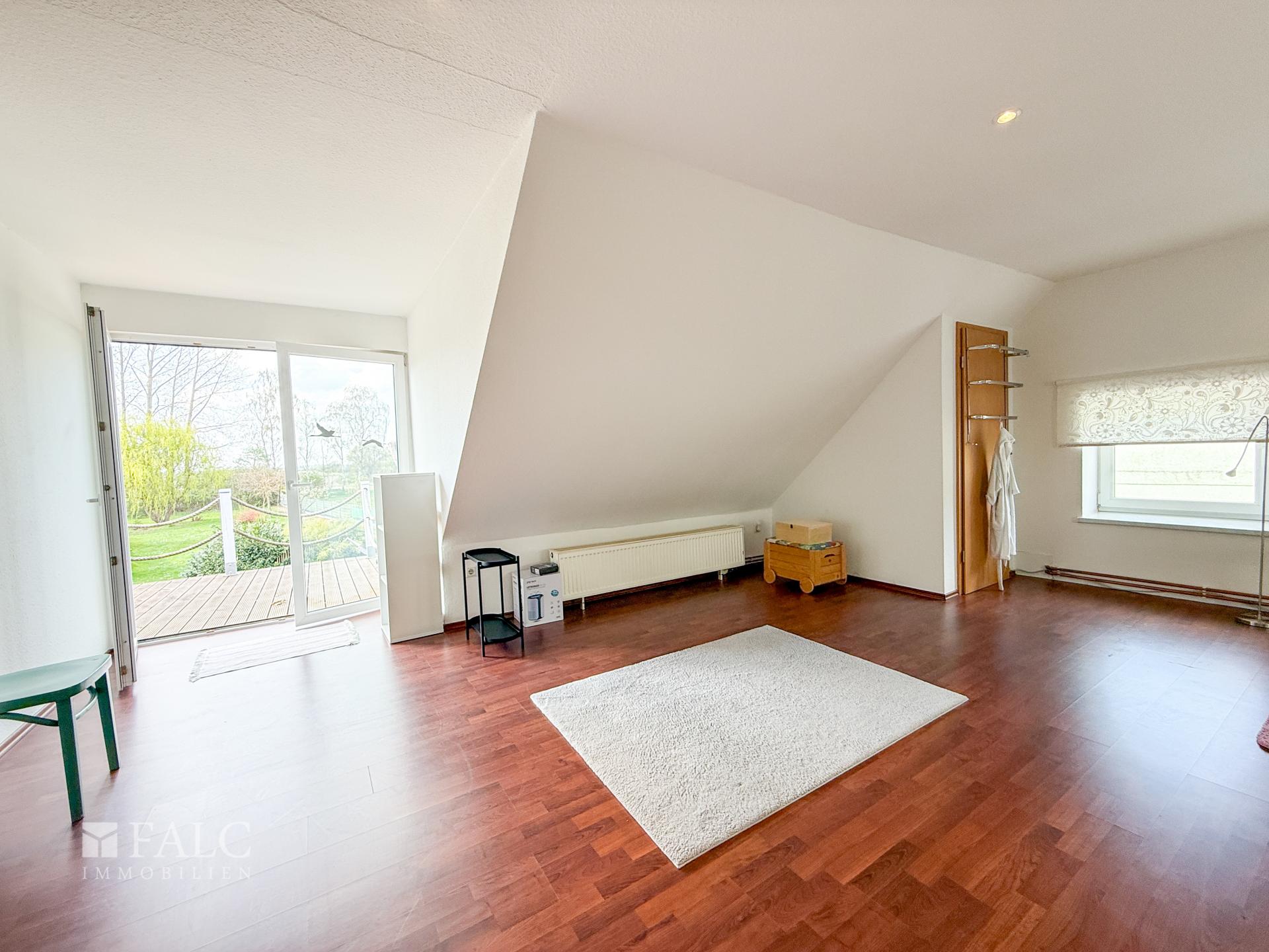 Schlafzimmer Zugang Dachterrasse