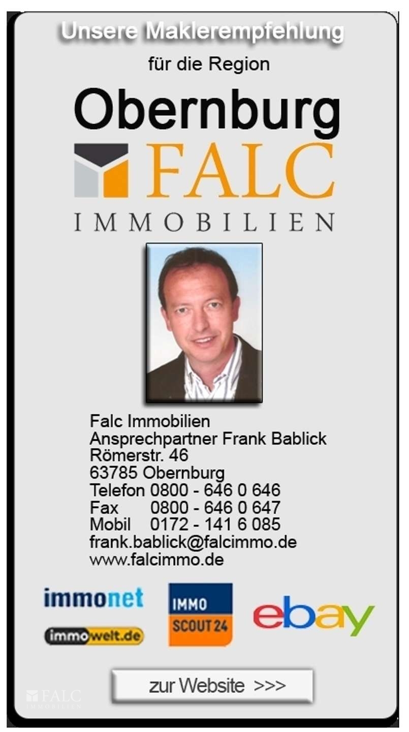MAKLEREMPFEHLUNG FRANK BABLICK FALC IMMOBILIEN OBERNBURG Immobilienmakler Kosten