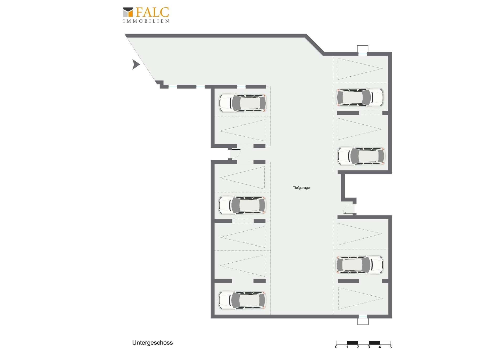 Grundriss Tiegarage