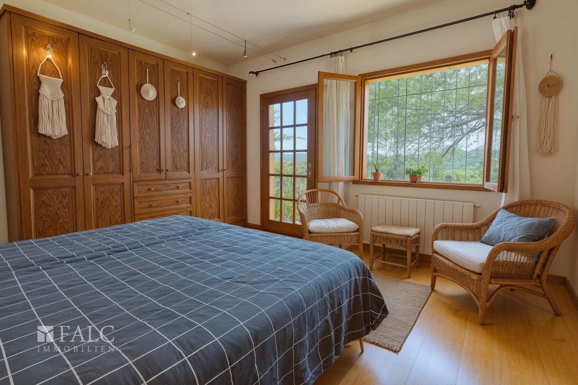 Schlafen - Schlafzimmer, Bohemian - (KI generiert)