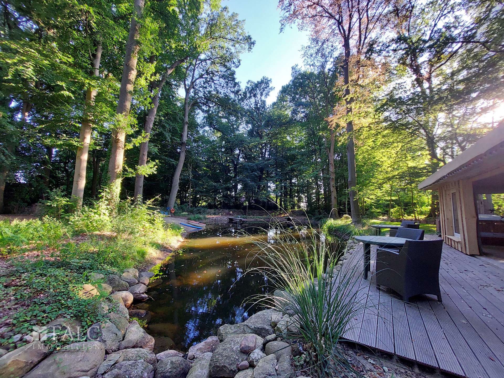 Terrasse am Teichhaus