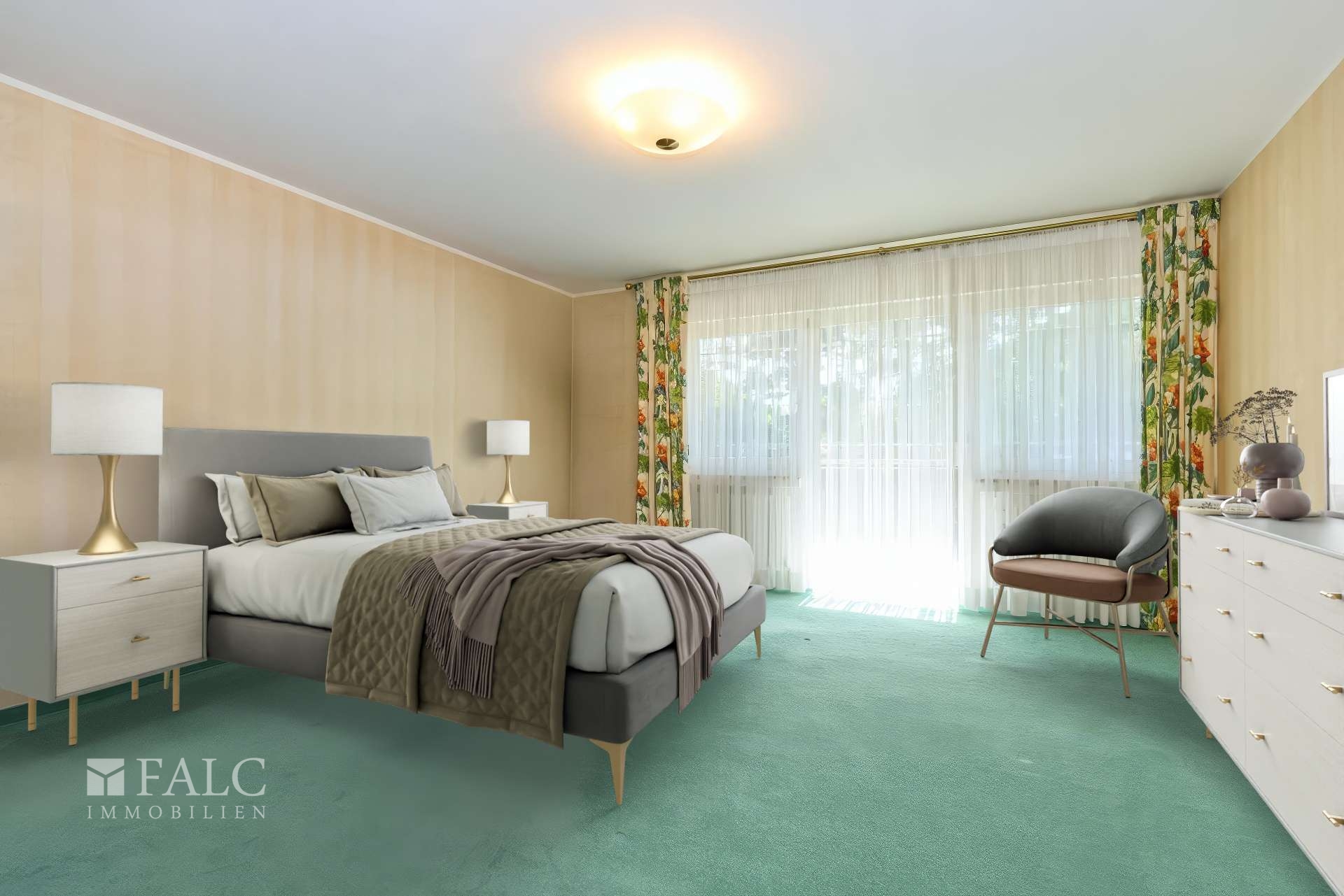 Schlafzimmer ll - digitales Homestaging