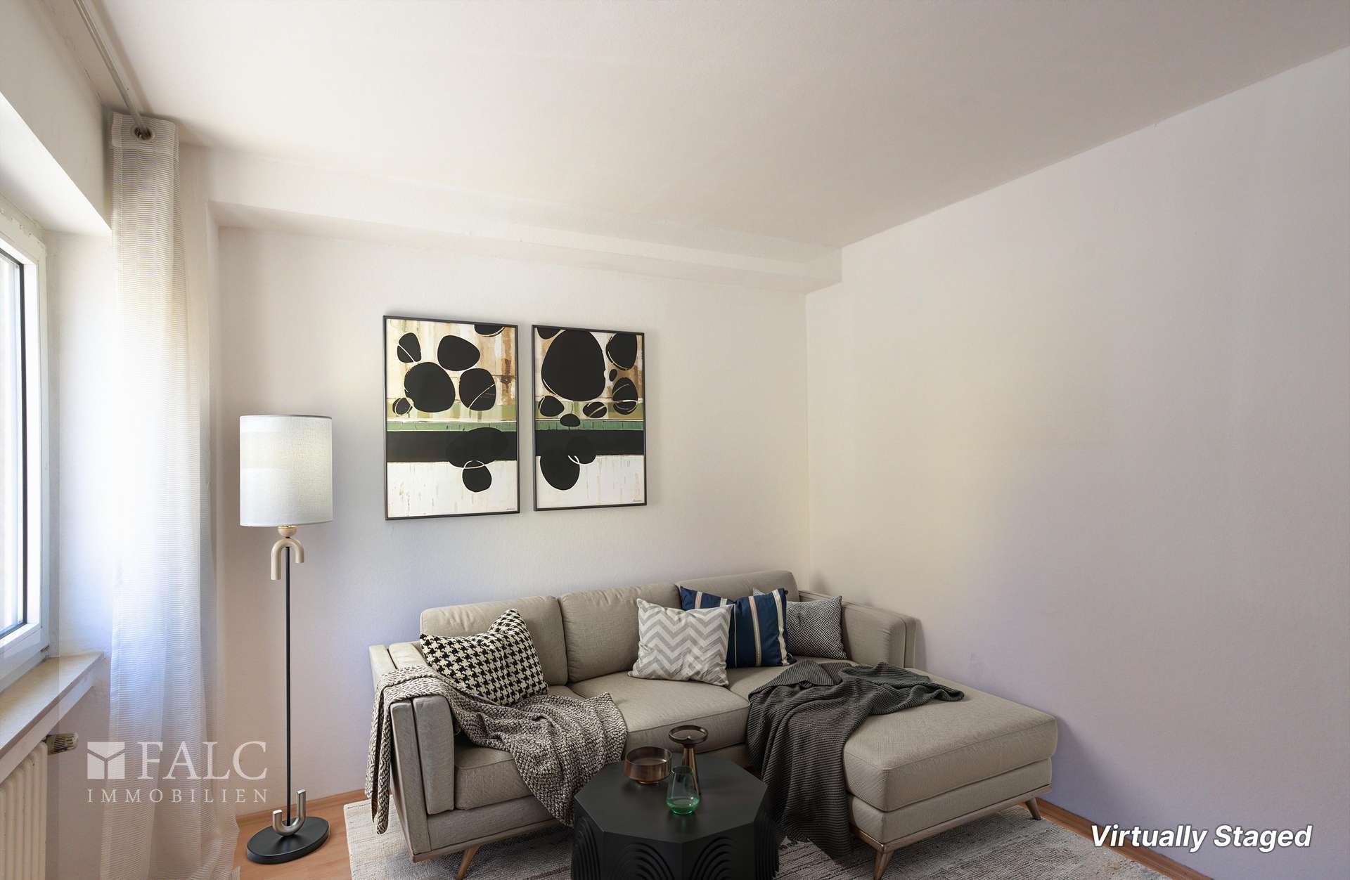 Wohnzimmer - Staged