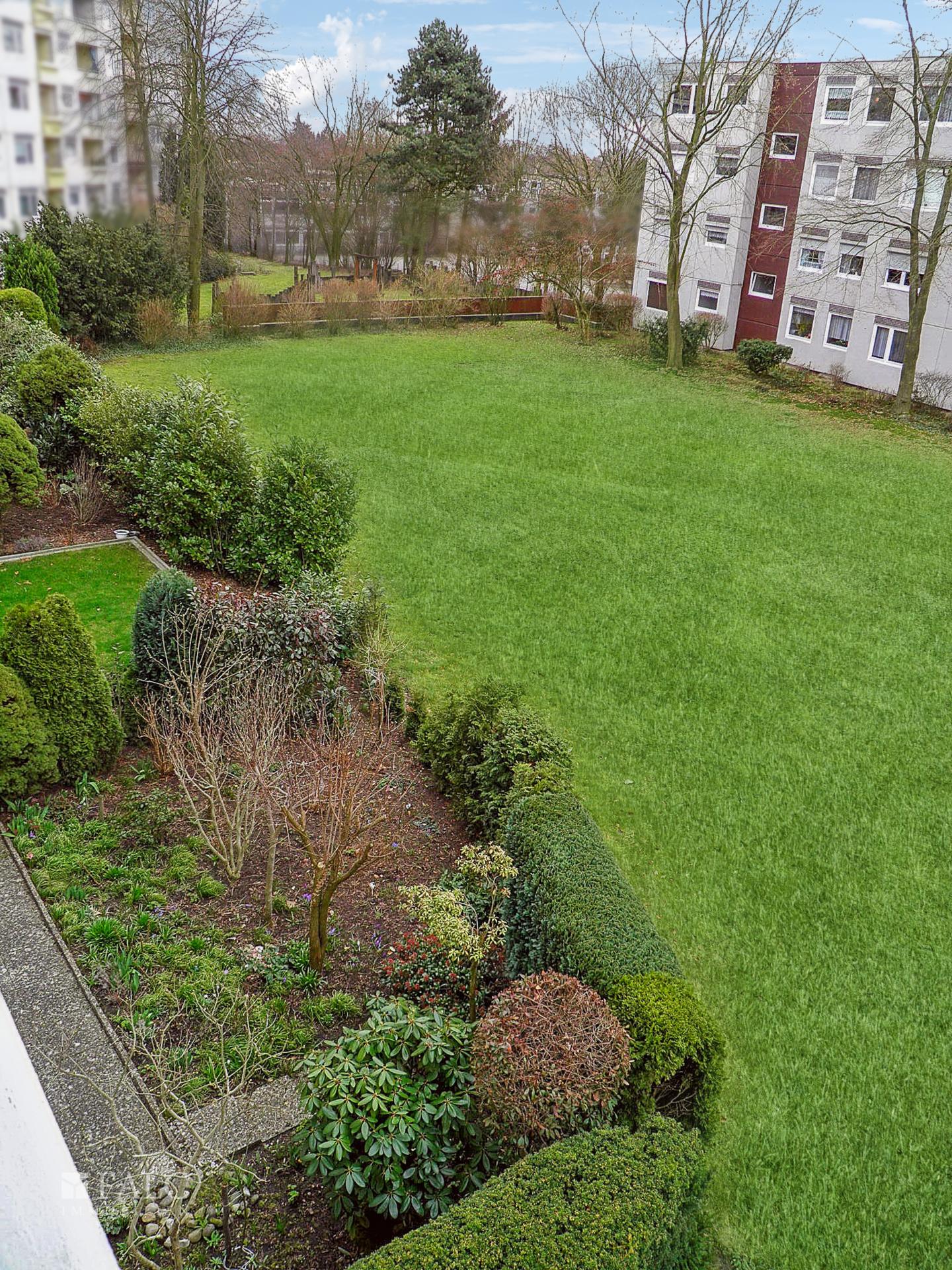 Blick vom Balkon