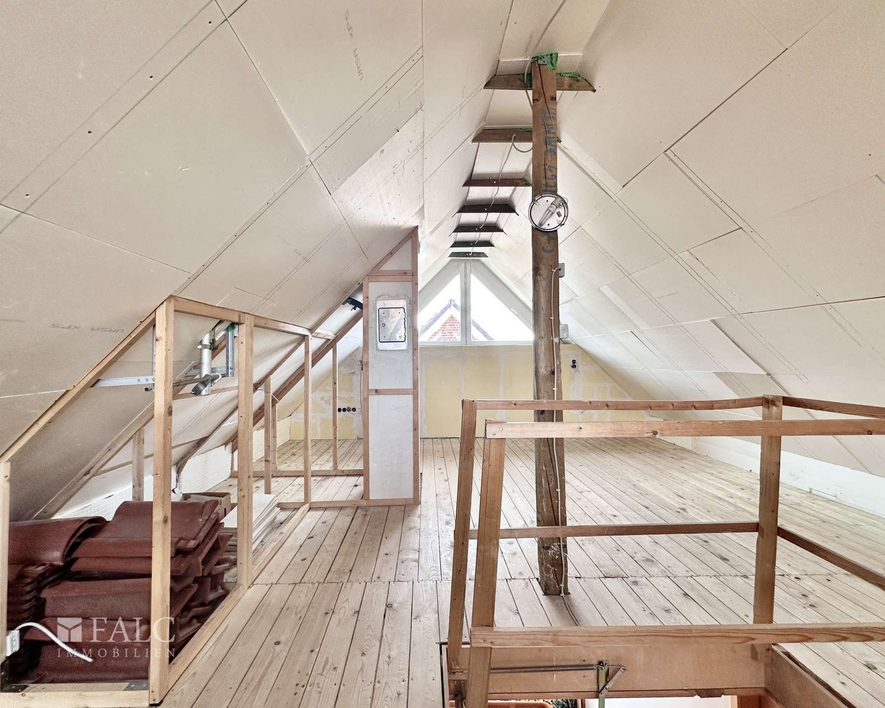 Vorbereitung Spitzbodenausbau