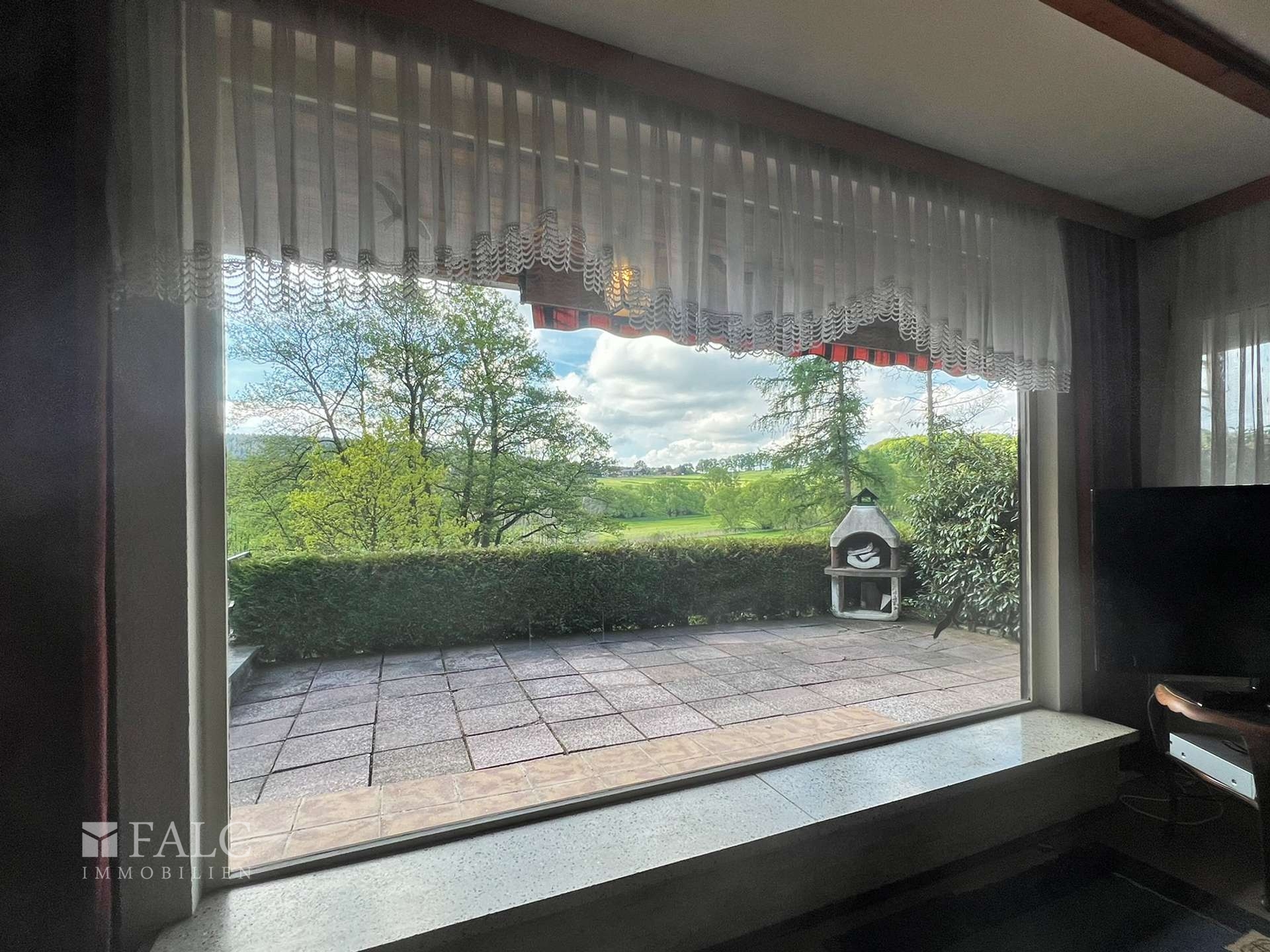 Aussicht vom Wohnzimmer