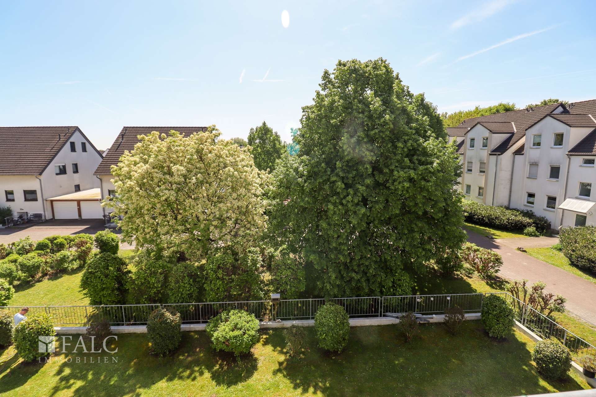 Blick vom Balkon
