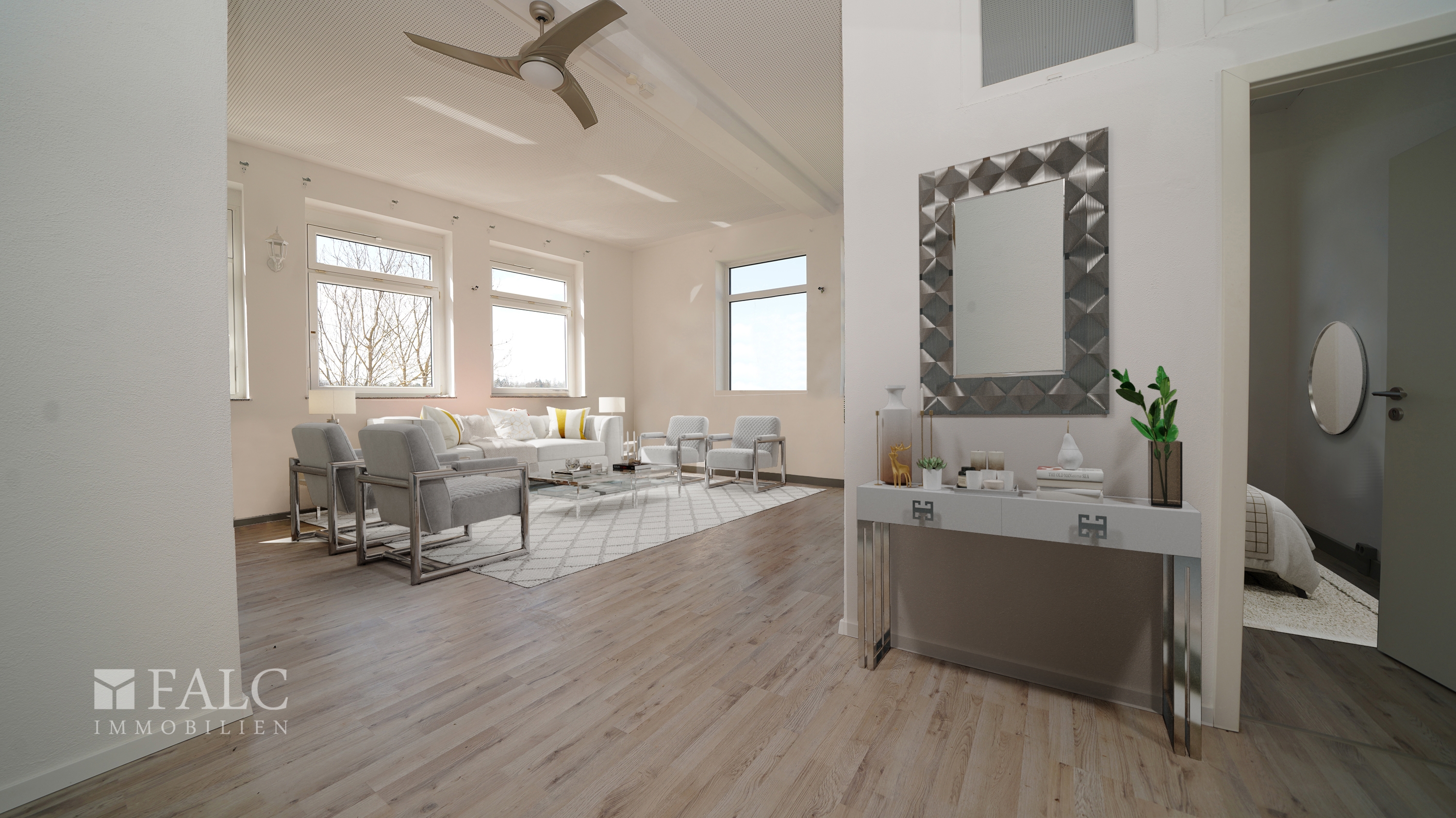 Visualisierter Wohnraum