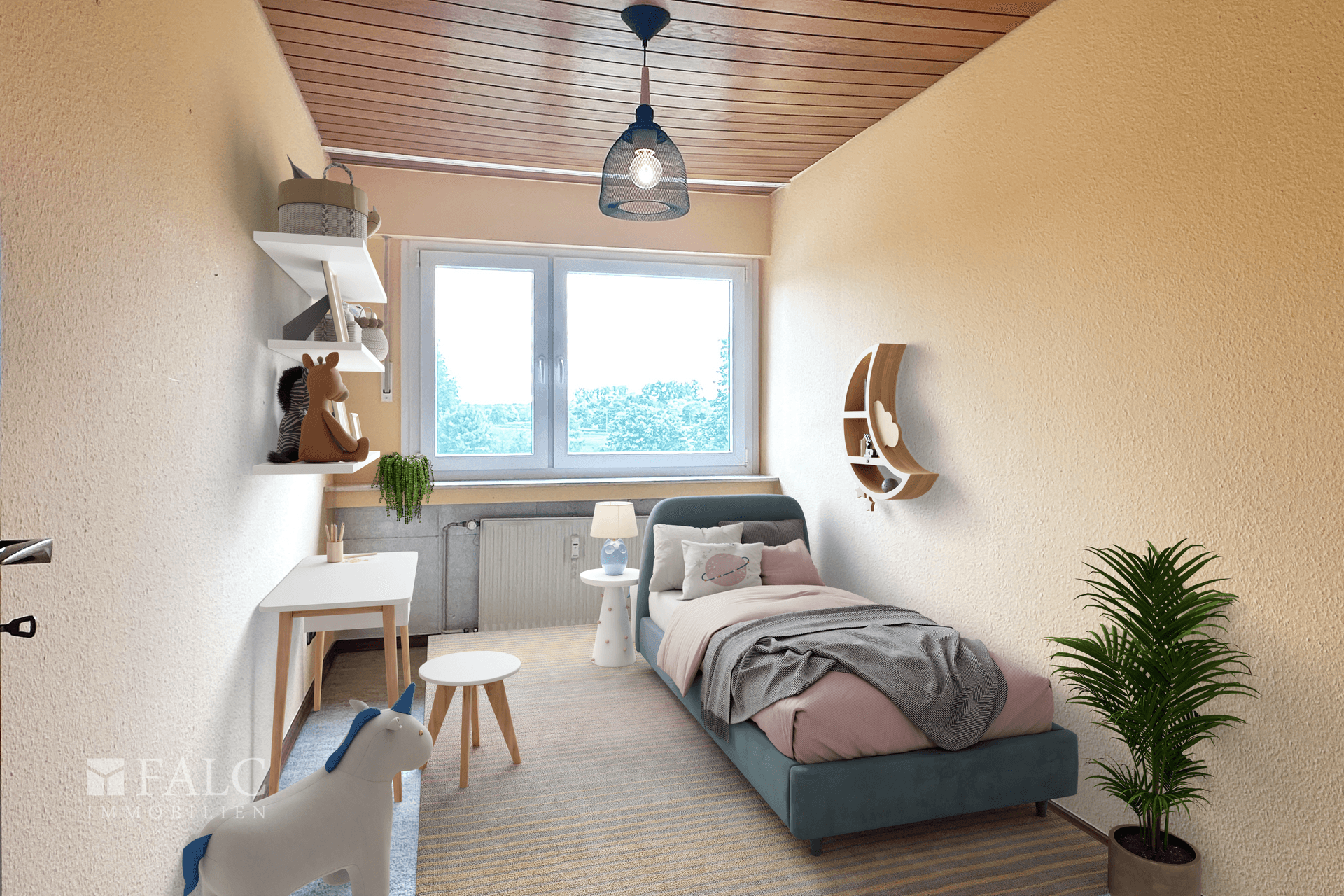Wohnbeispiel - Kinderzimmer/Büro oder Gästezimmer