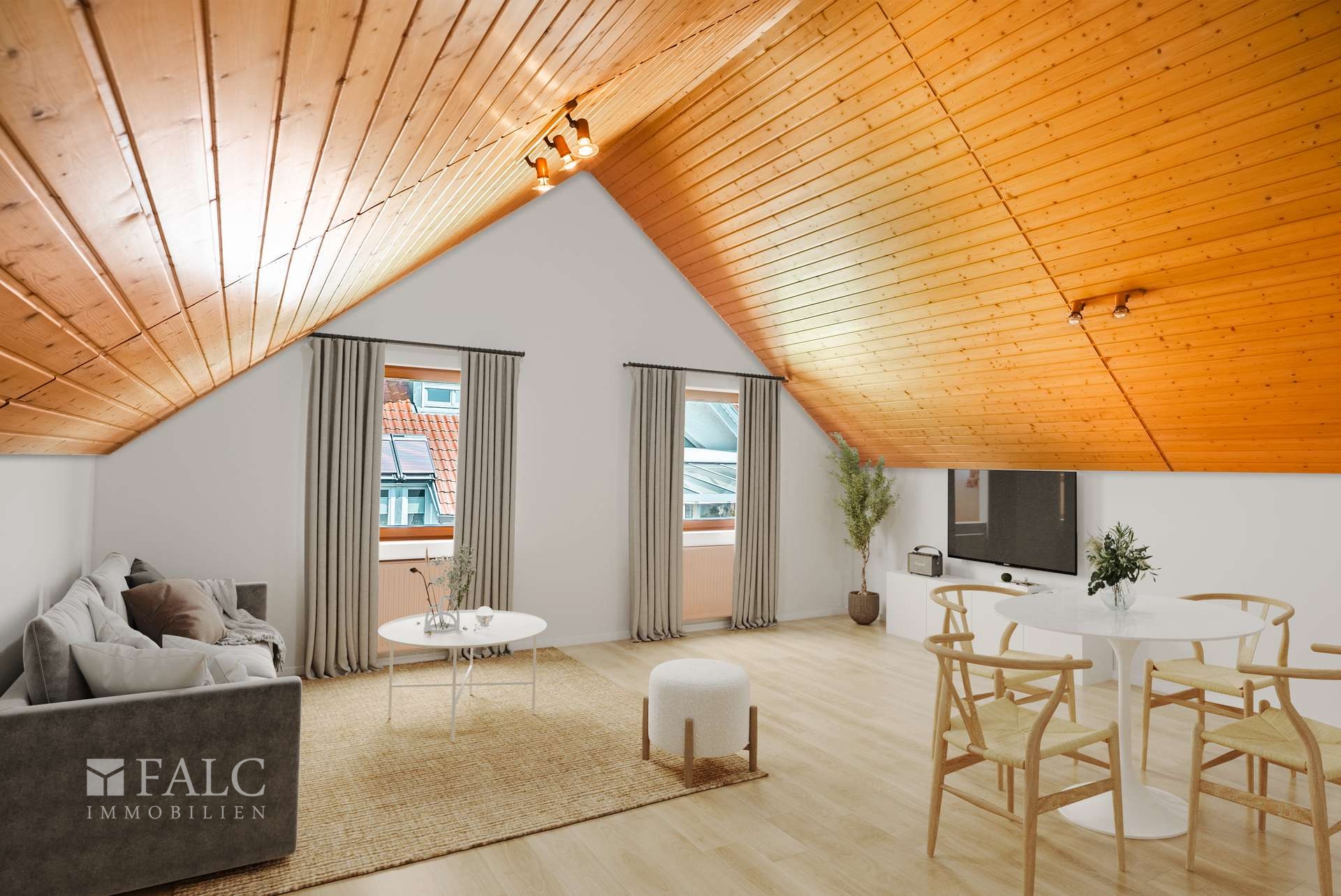 Dachgeschoss Zimmer virt.