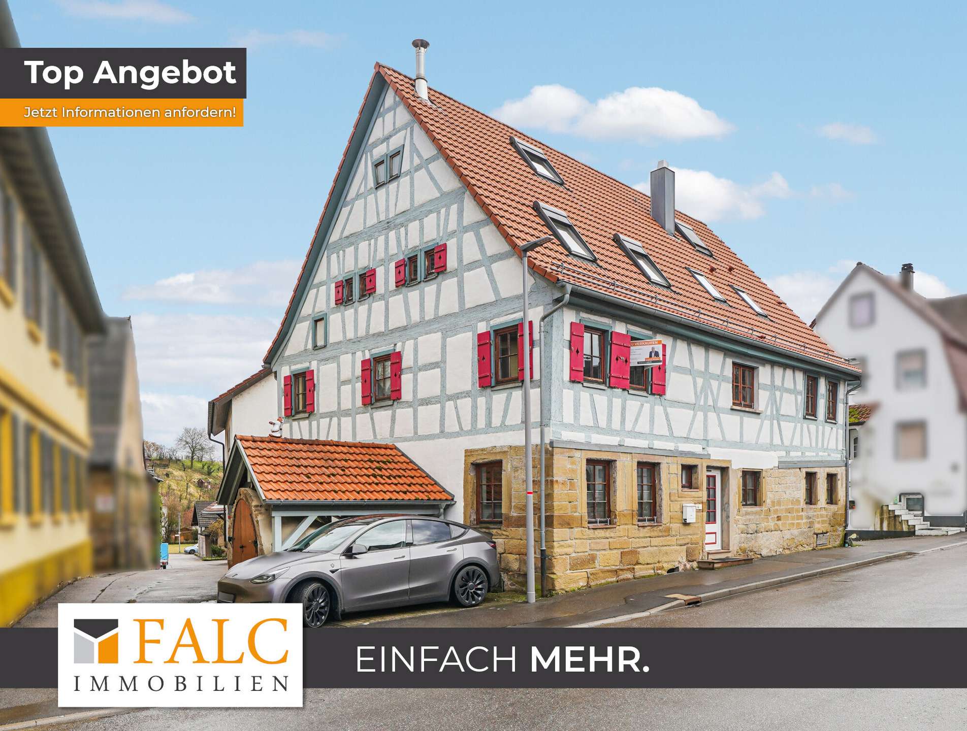 Ansicht von der Straße
