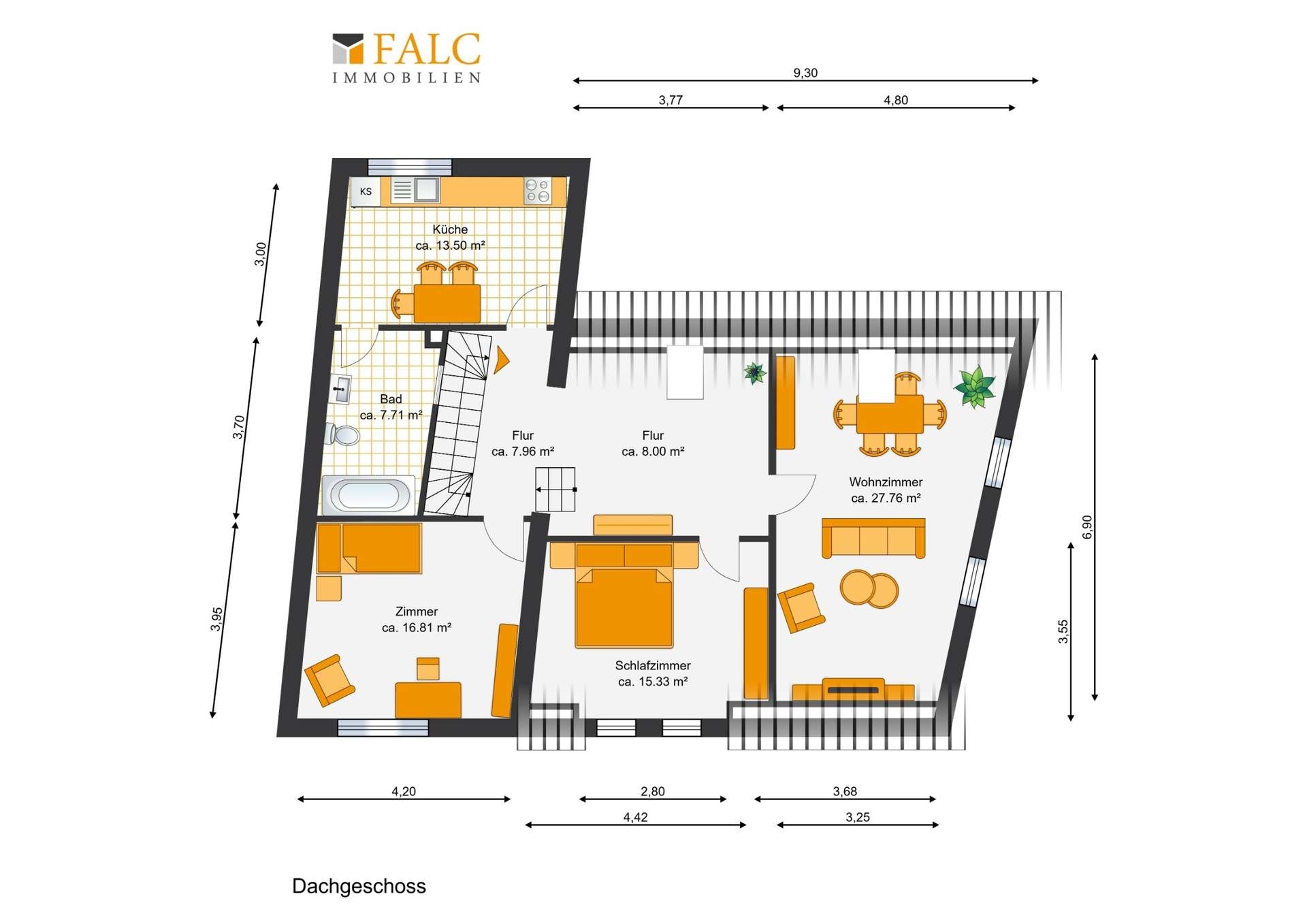 Grundriss Dachgeschoss