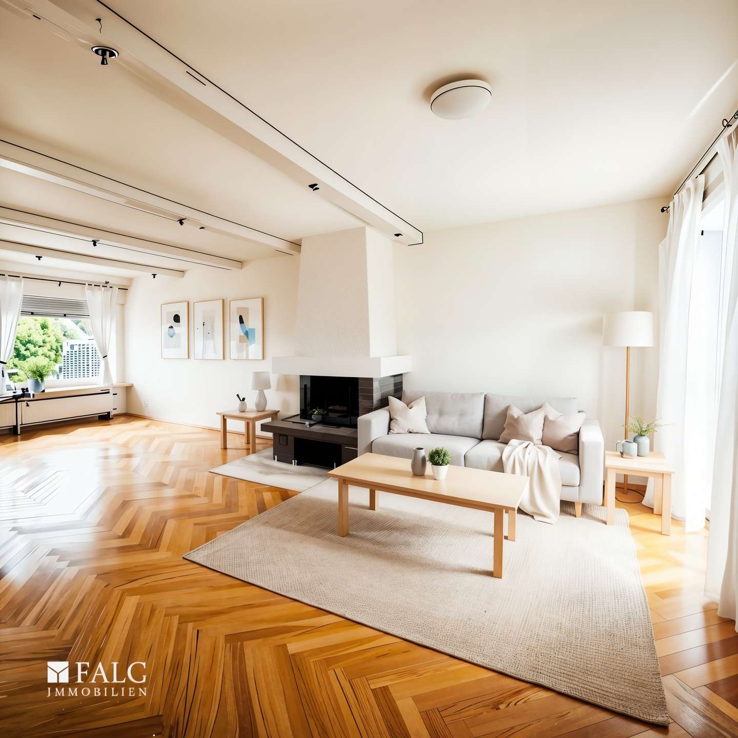 Wohnzimmer im 1. OG - Gestaltungsvorschlag