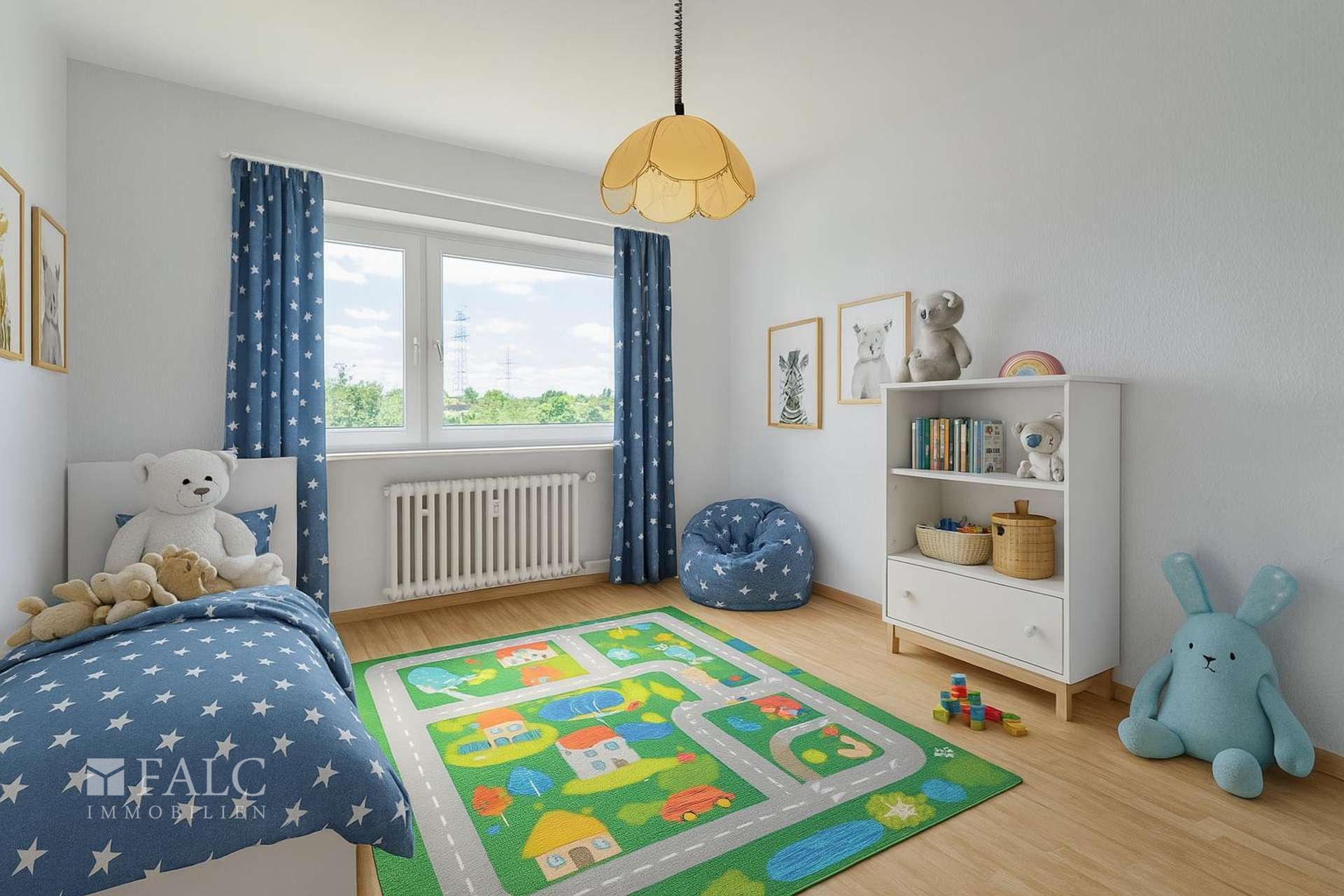 Kinderzimmerl - Möblierungsvorschlag (KI)