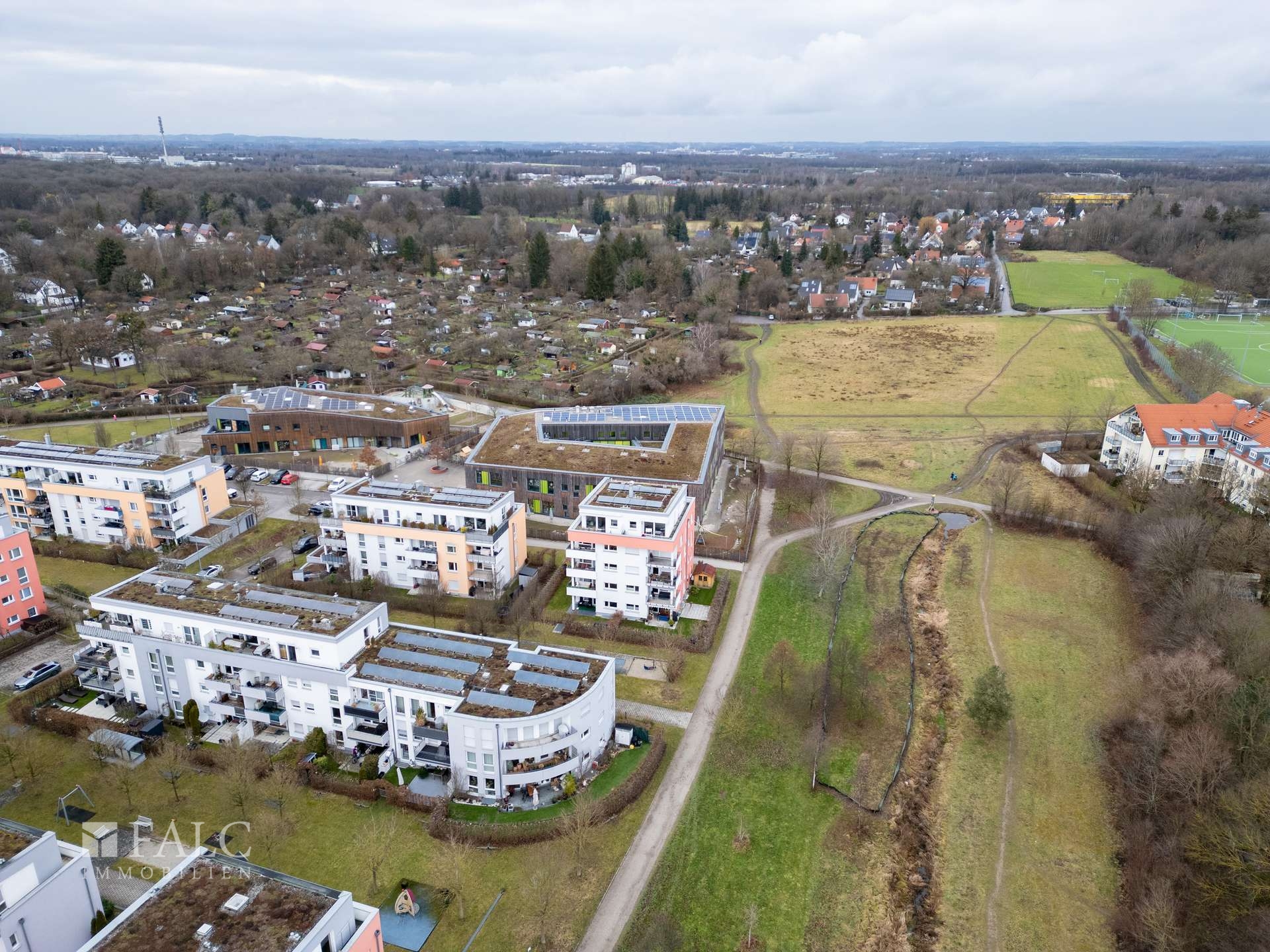 Luftbild Wohnanlage