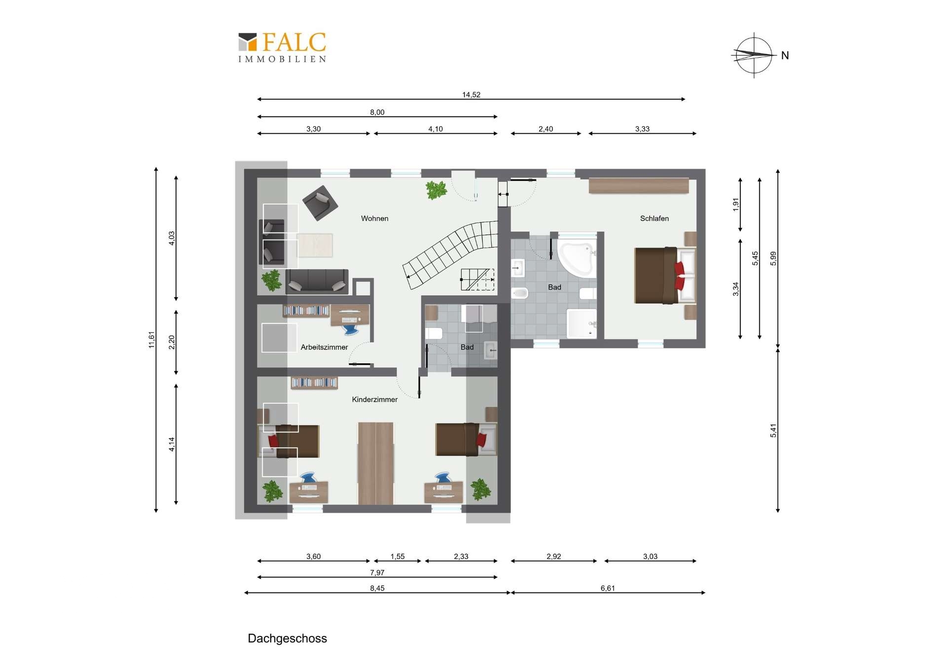Grundriss Dachgeschoss