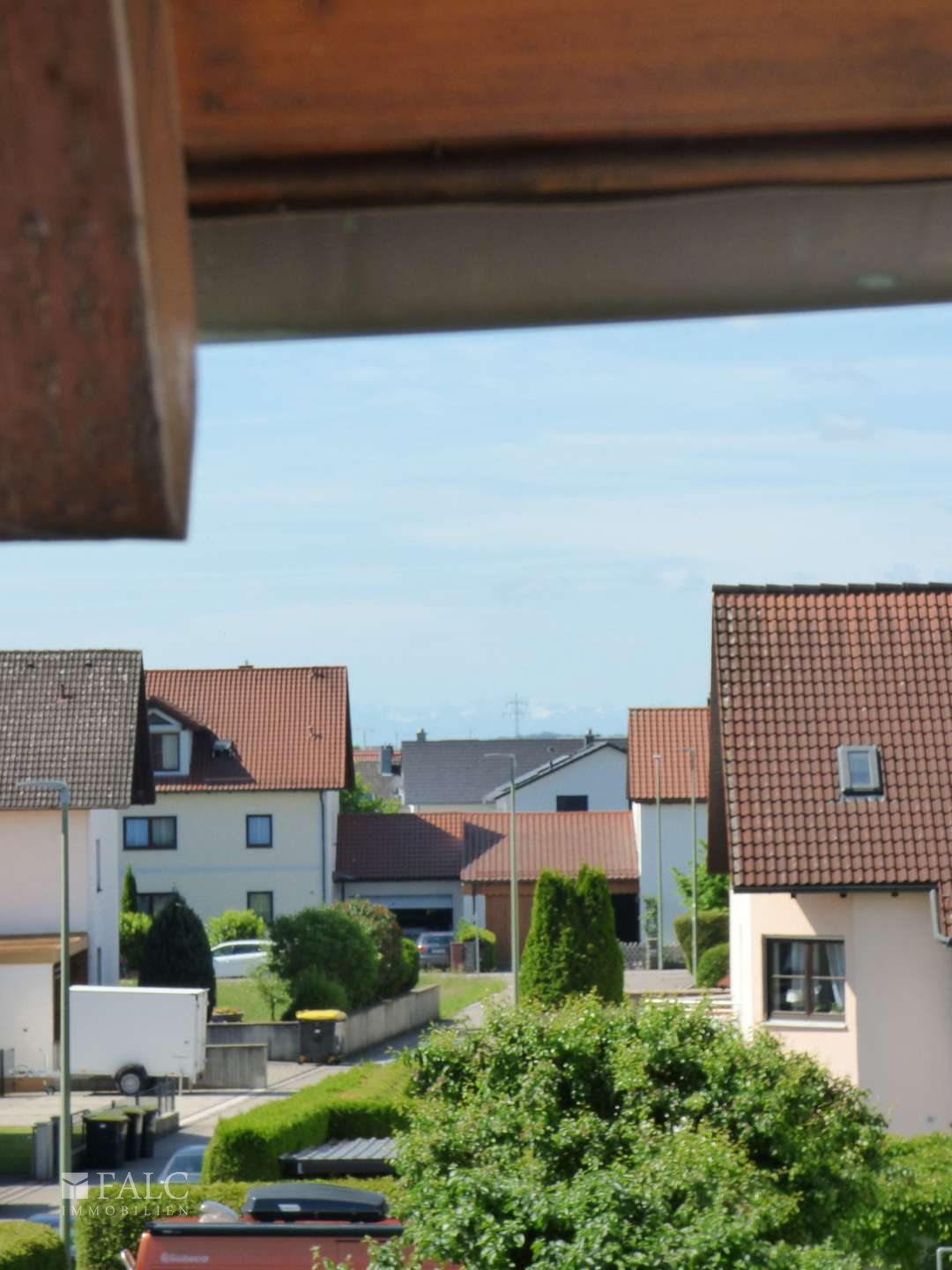 Blick auf die Alpen