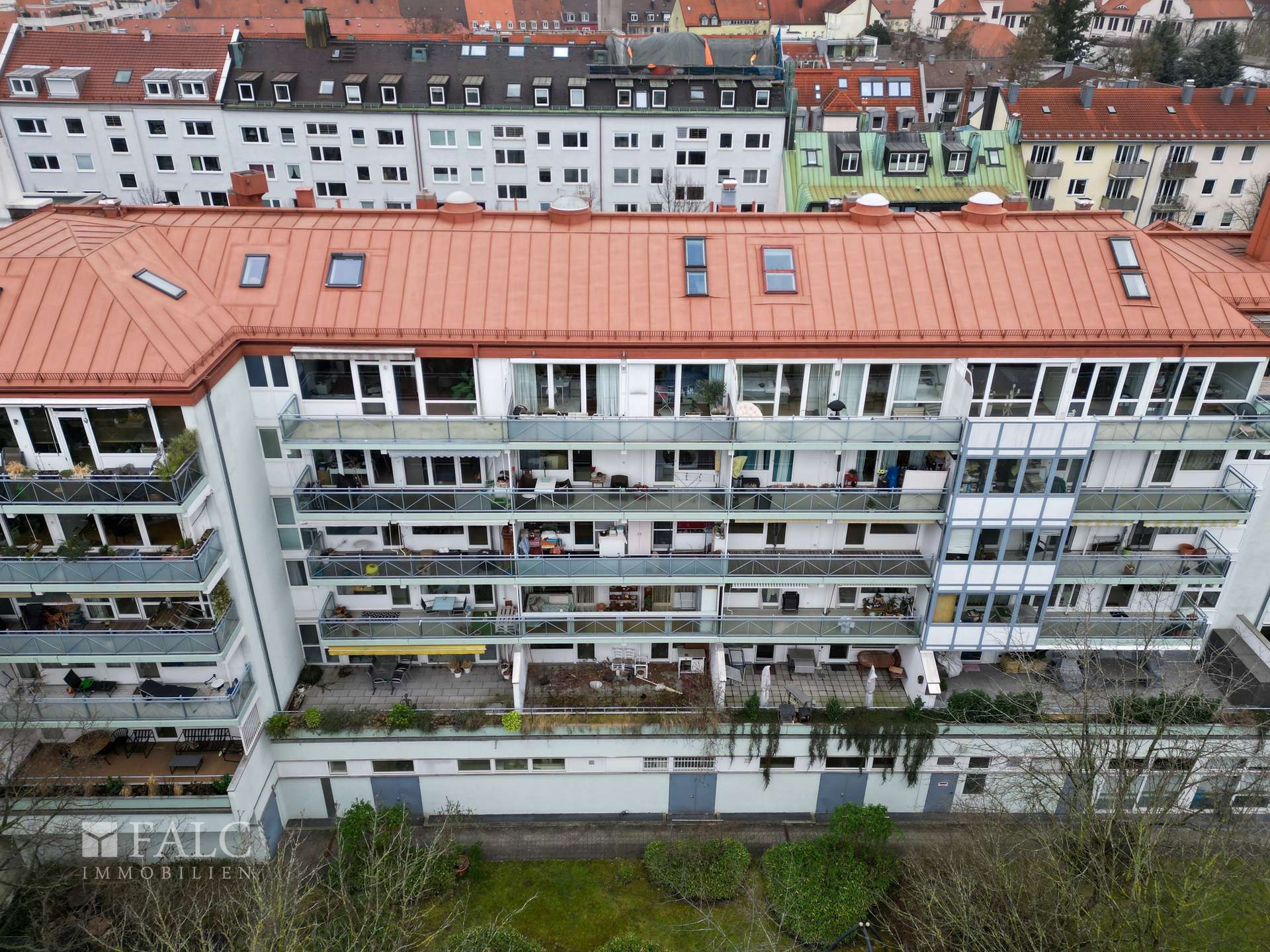 Gebäuderückseite