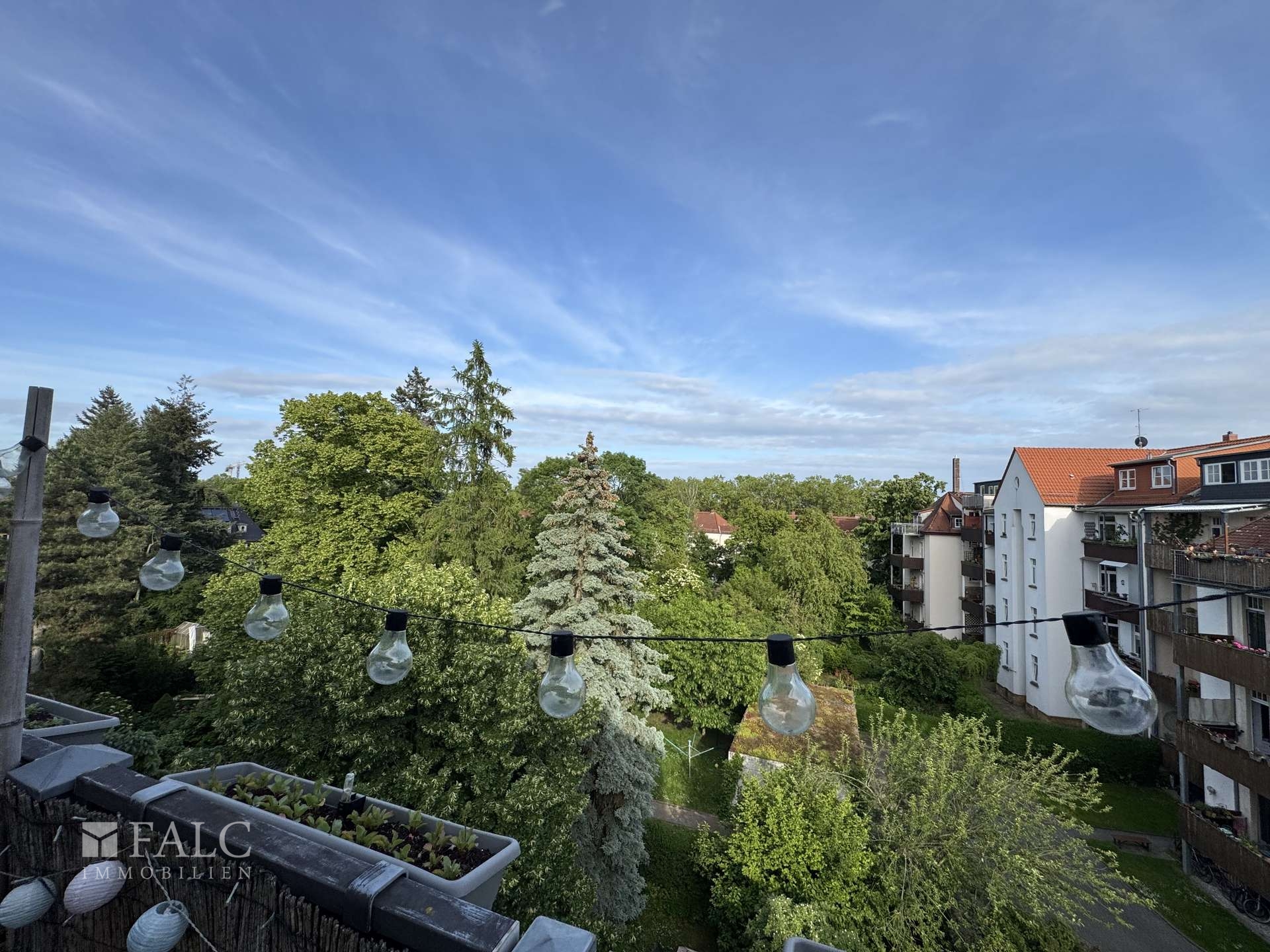 Ausblick Balkon