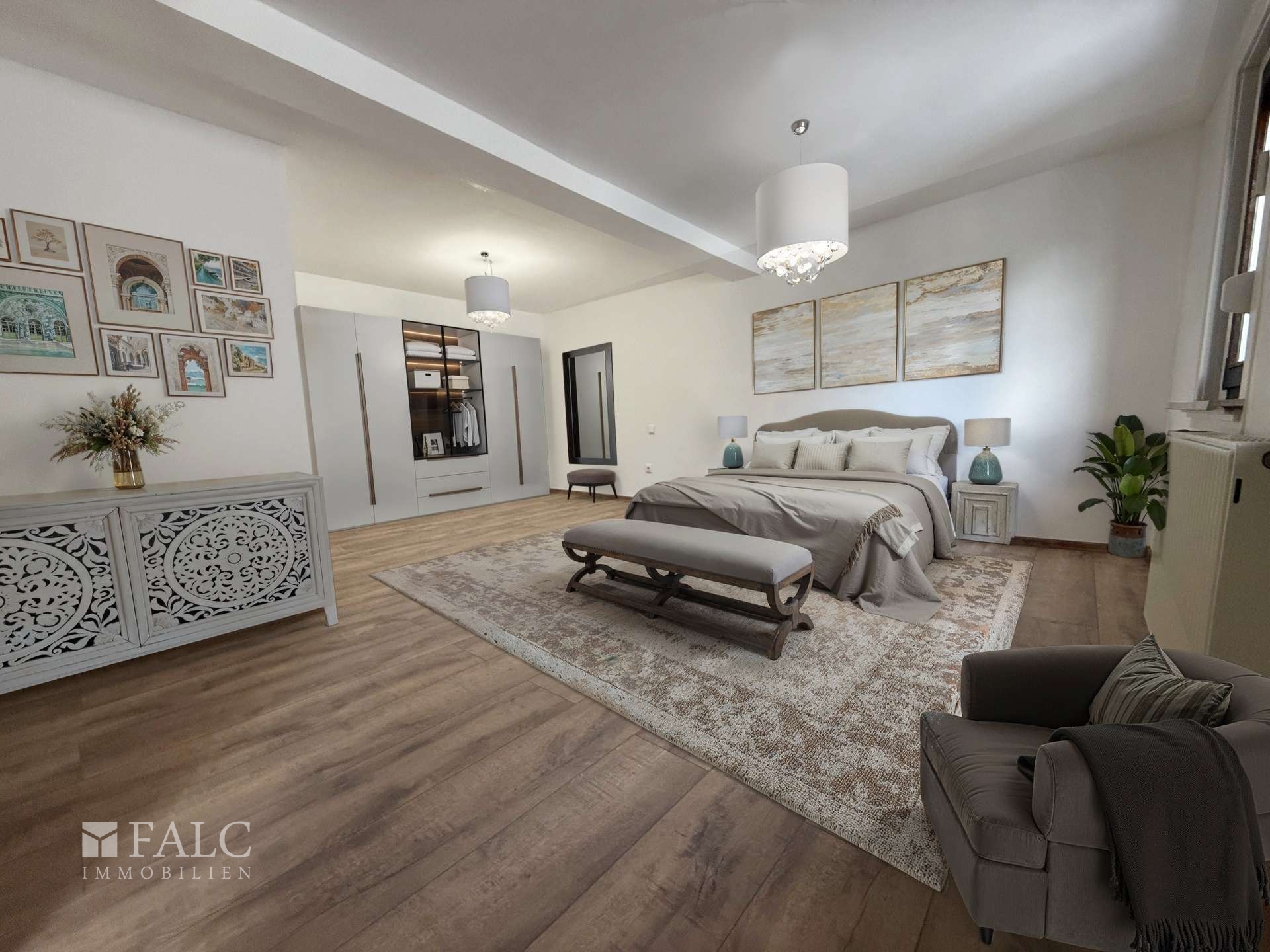 Schlafzimmer Visualisierung