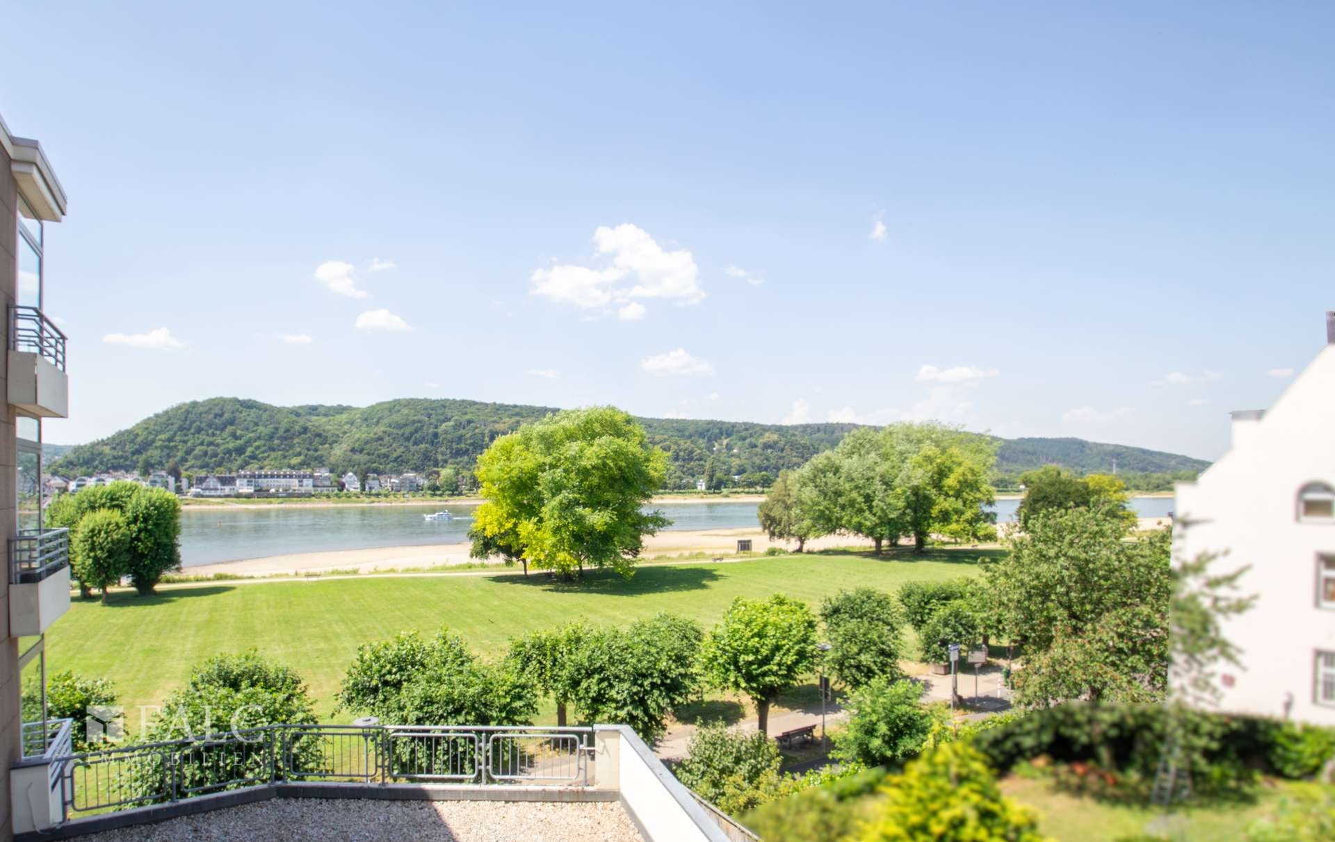 Aussicht vom Balkon