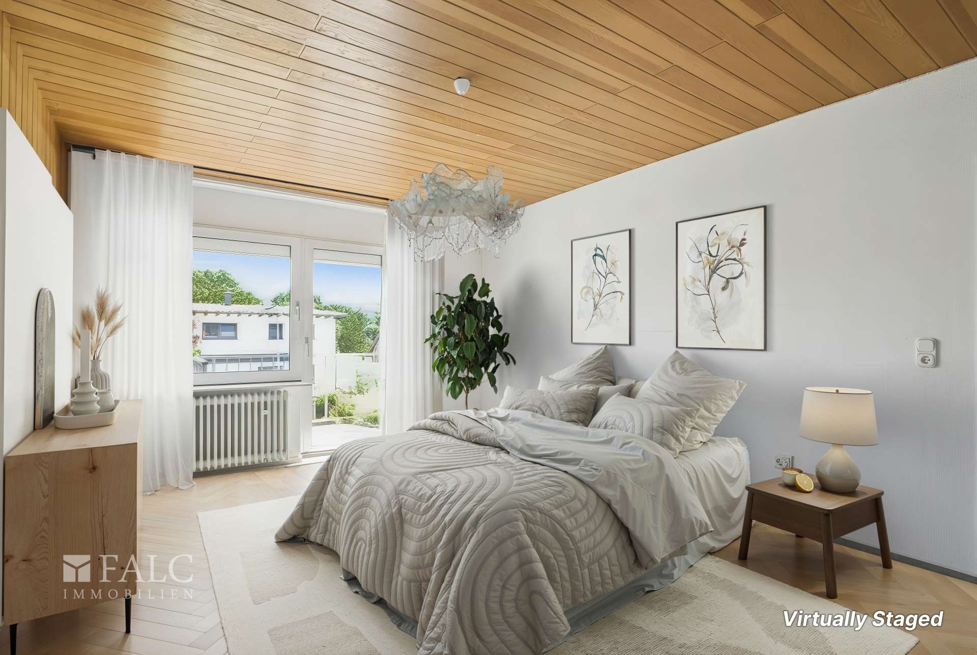 Schlafzimmer - Virtually Staged
