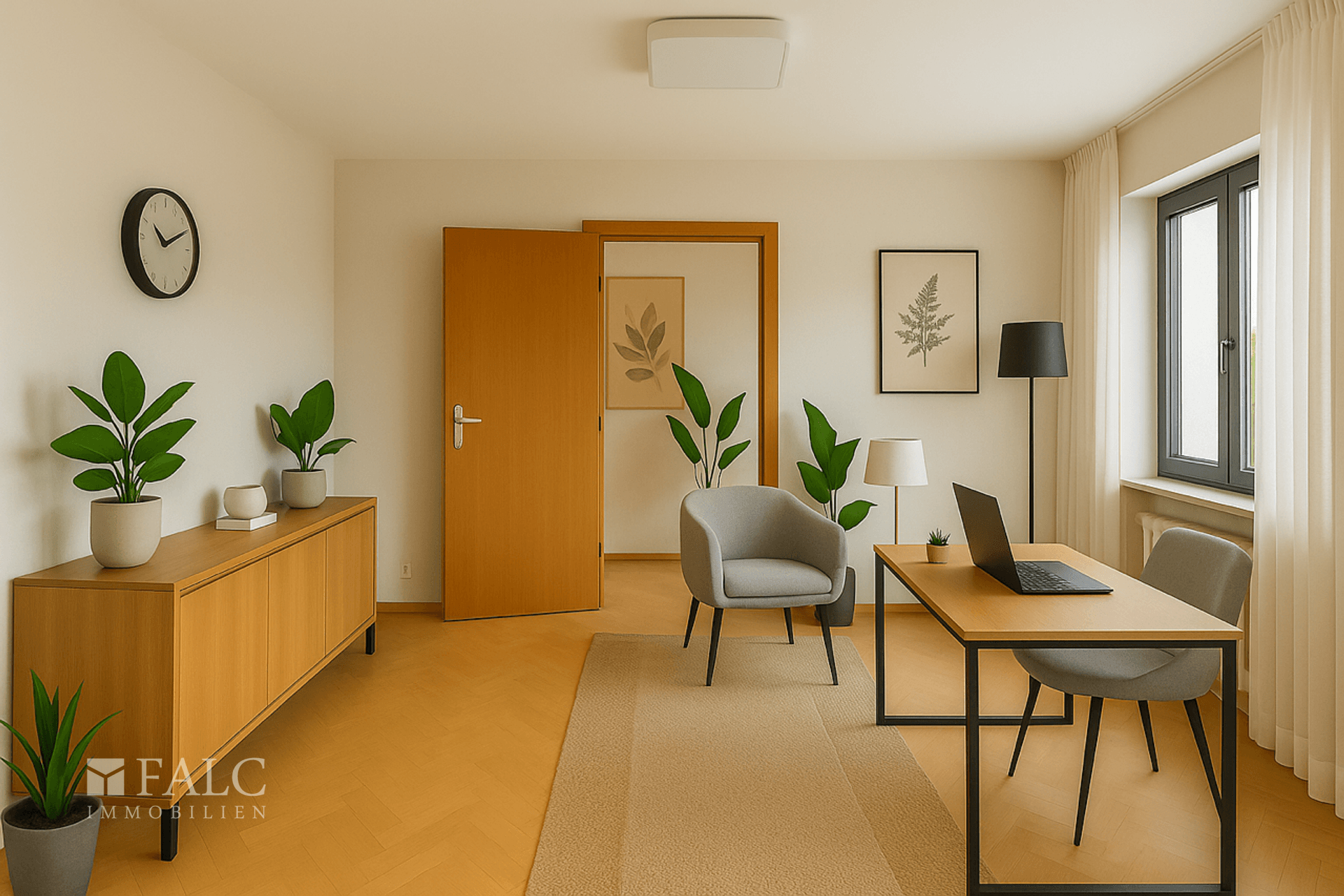 Arbeitszimmer virtuell KI