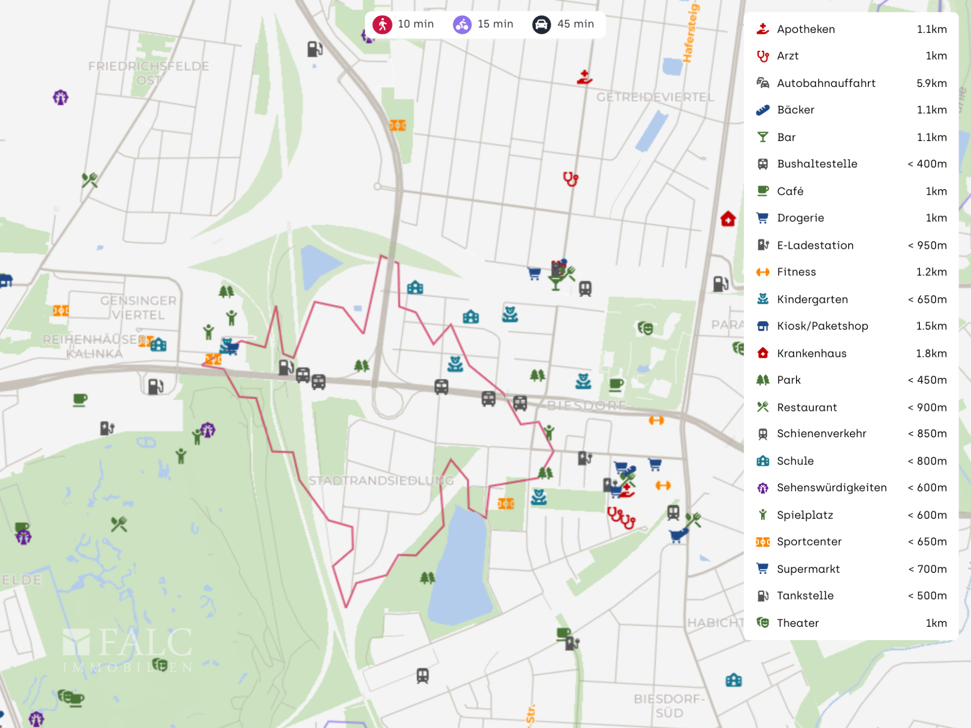 Lageplan (Mikrolage)