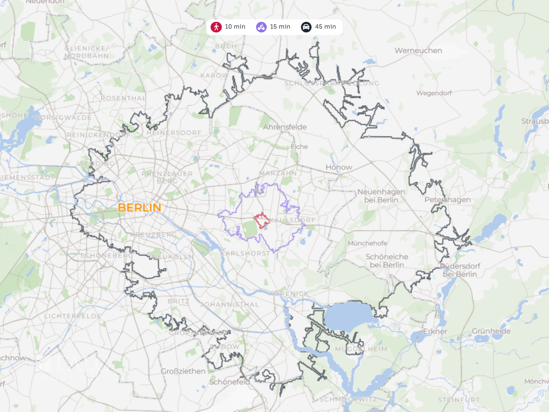 Lageplan (Makrolage)