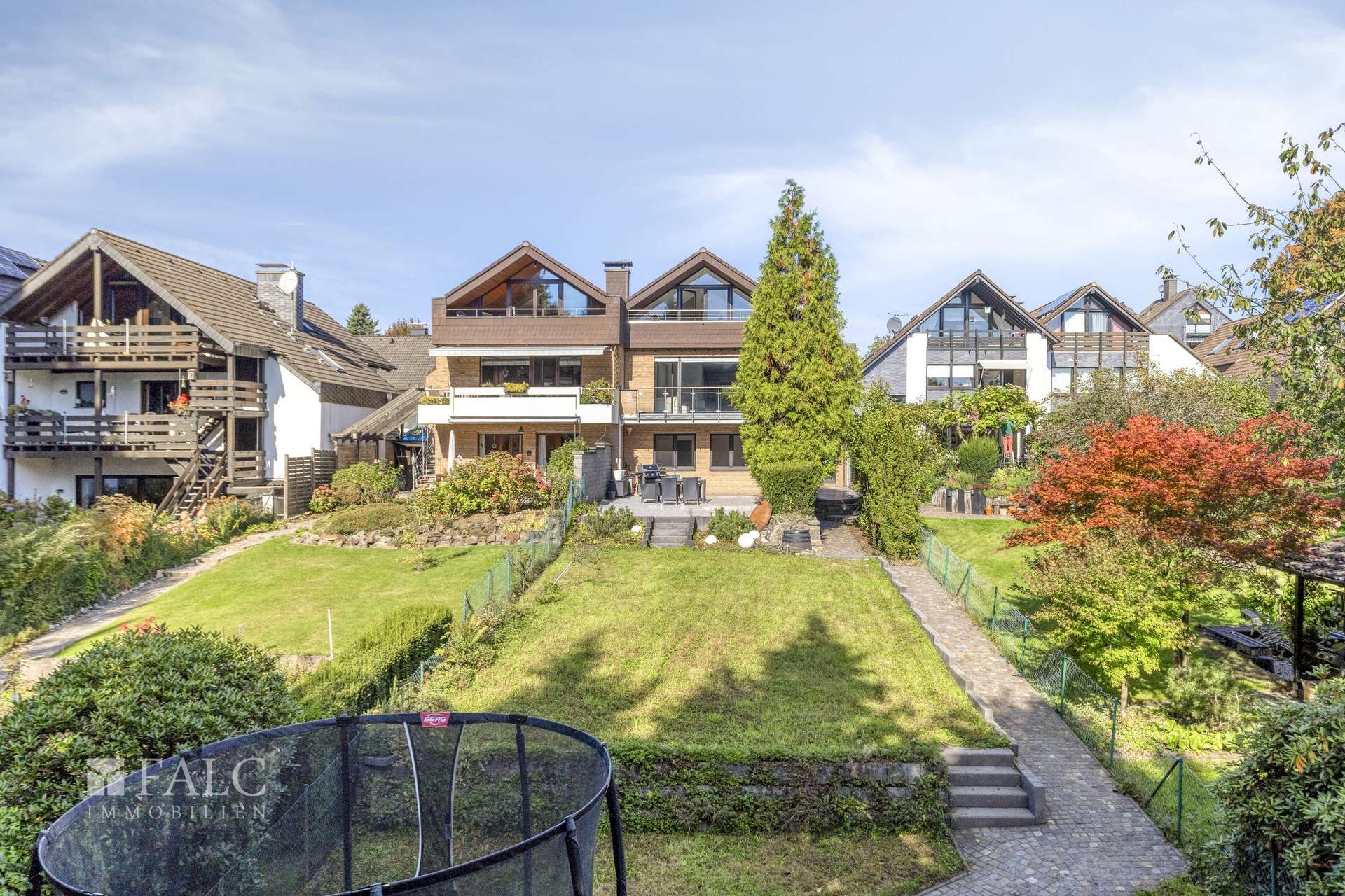 Doppelhäuser in der Nachbarschaft