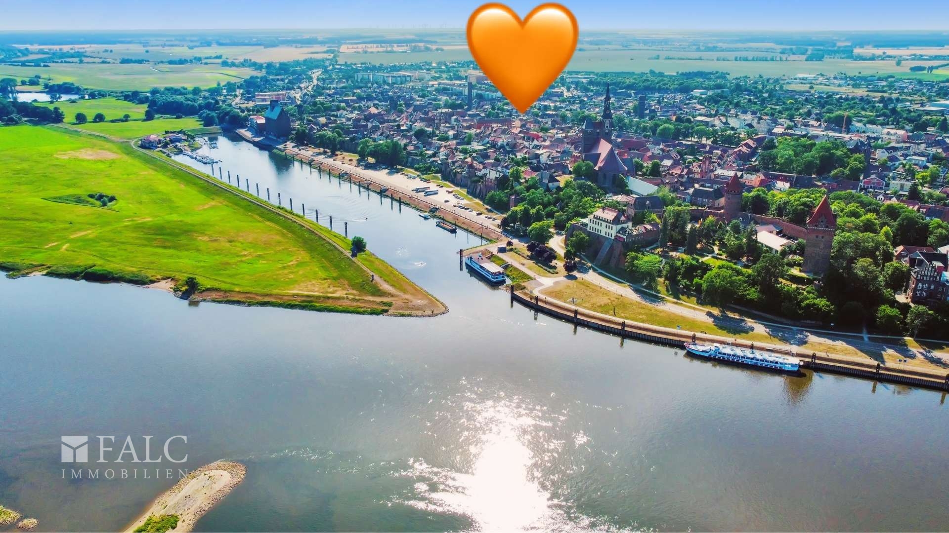Luftbild Blick Westen